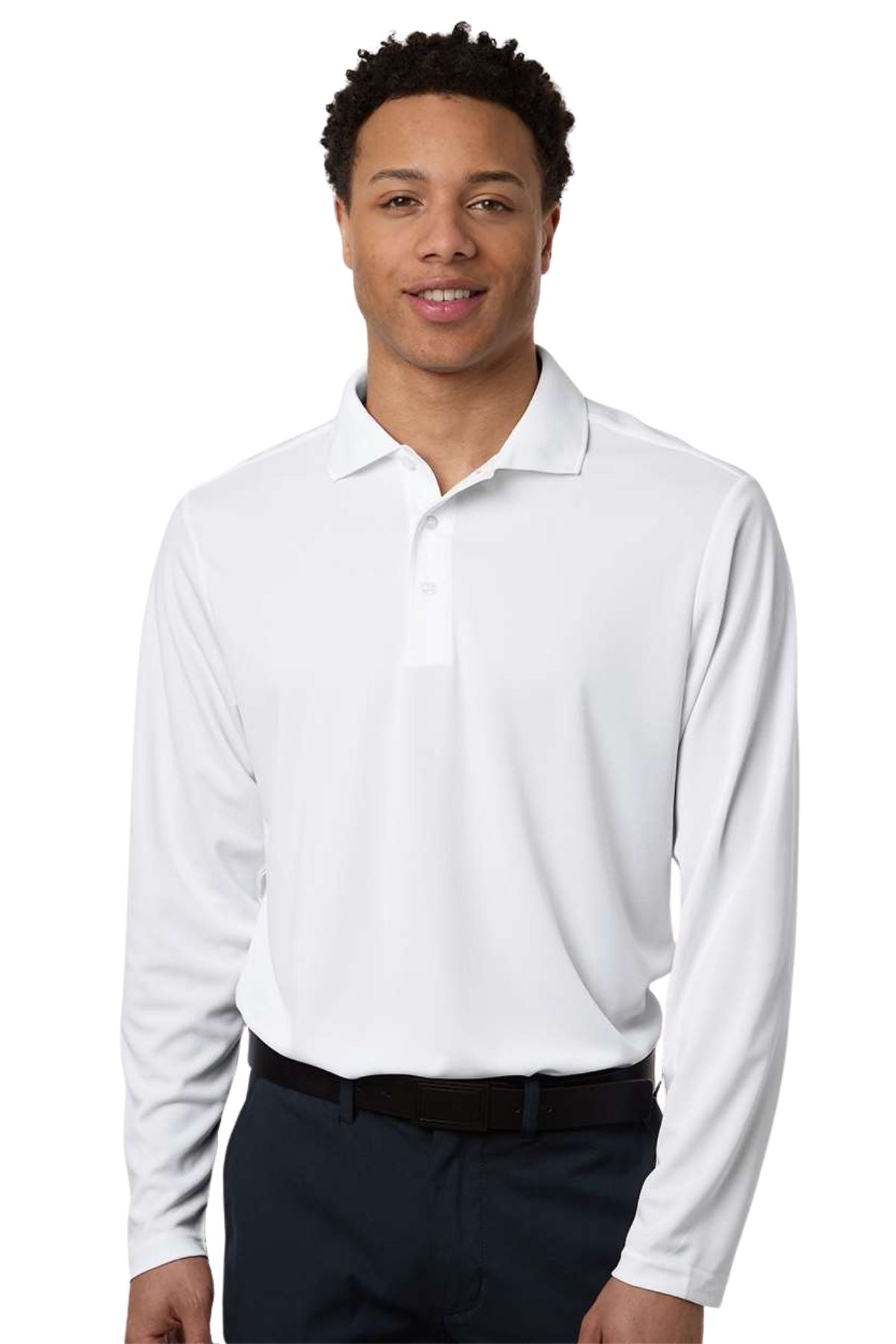 Men's Nova Performance Long Sleeve Pique Polo