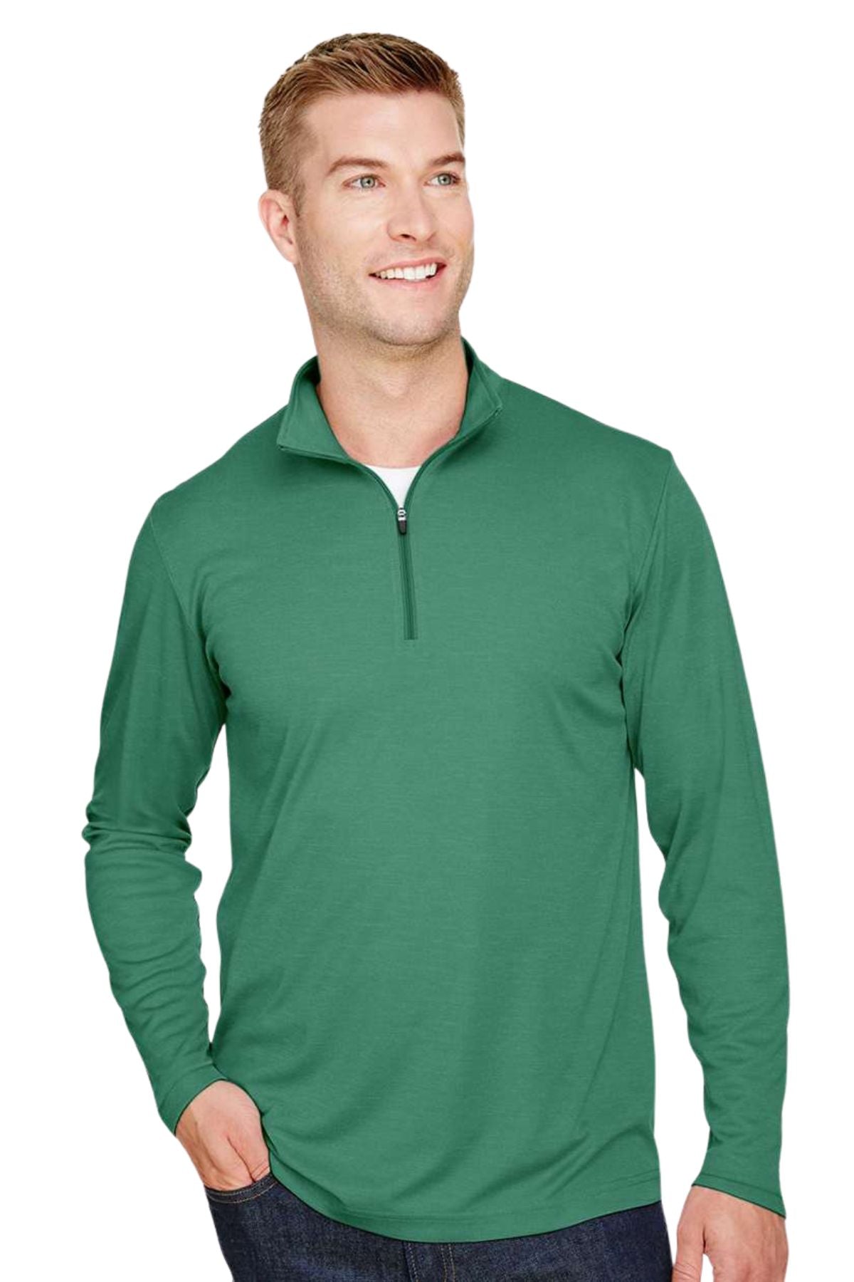 Men’s Zone Sonic Heather Performance Quarter-Zip Pullover