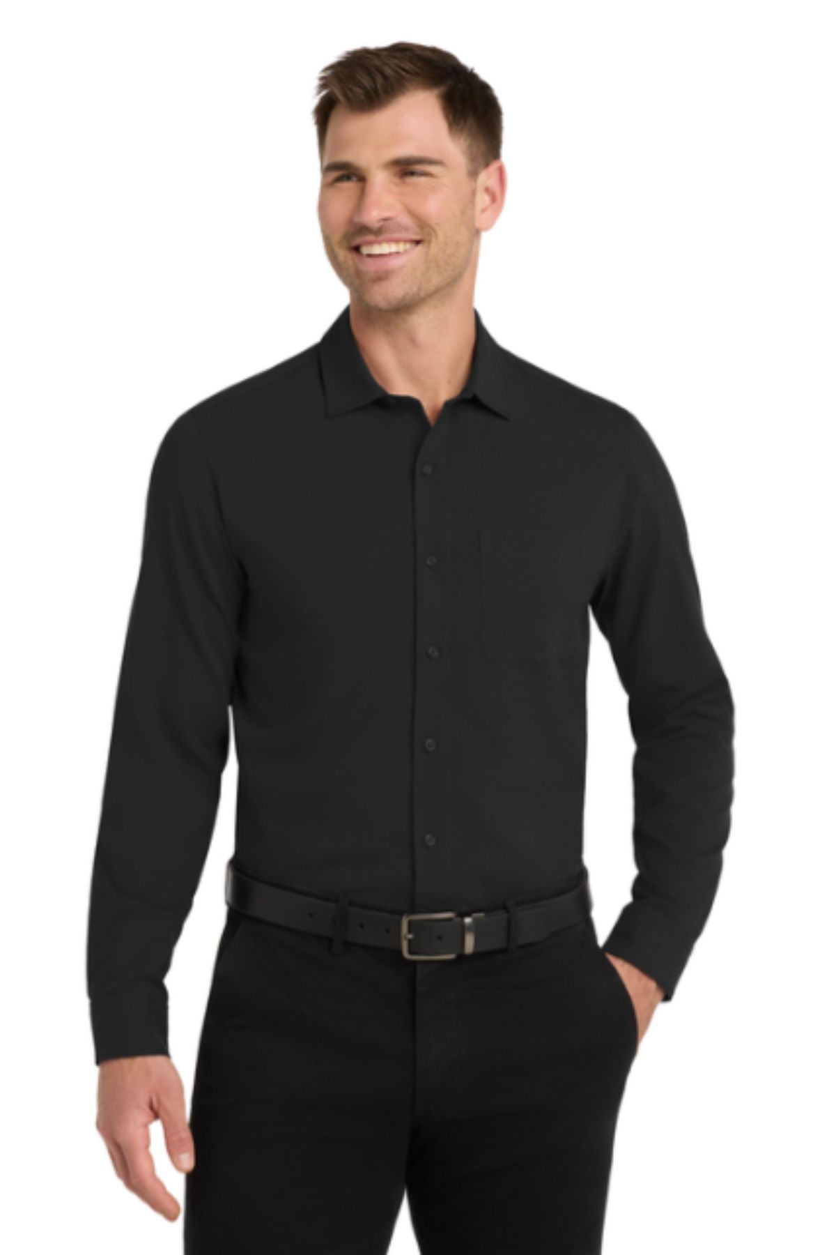 Port Authority® Long Sleeve Performance Staff Shirt