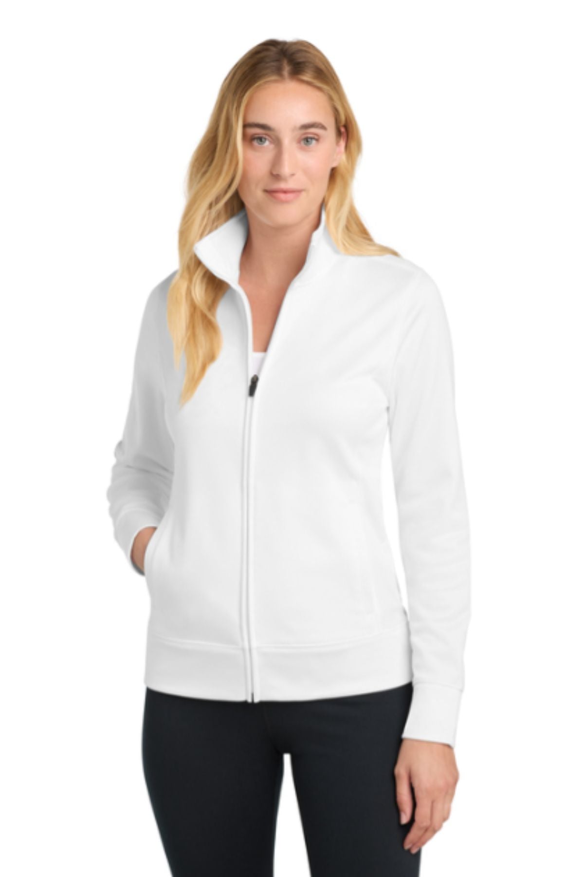 Sport-Tek® Women's Sport-Wick® Fleece Full-Zip Jacket