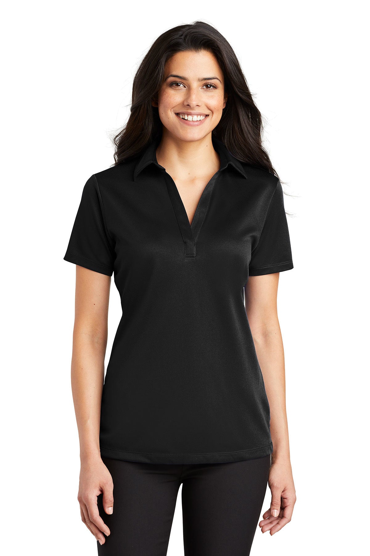 Good Port Authority Ladies Silk Touch Performance Polo Represent DNCU