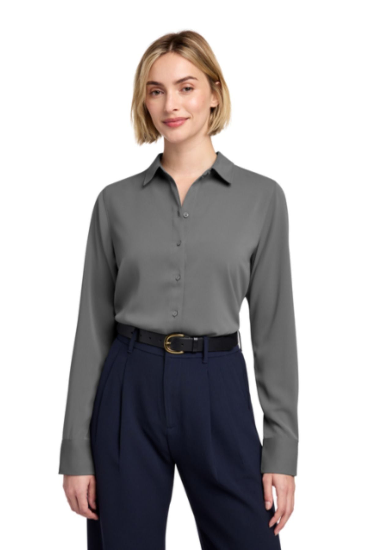 Brooks Brothers® Women’s Full-Button Satin Blouse