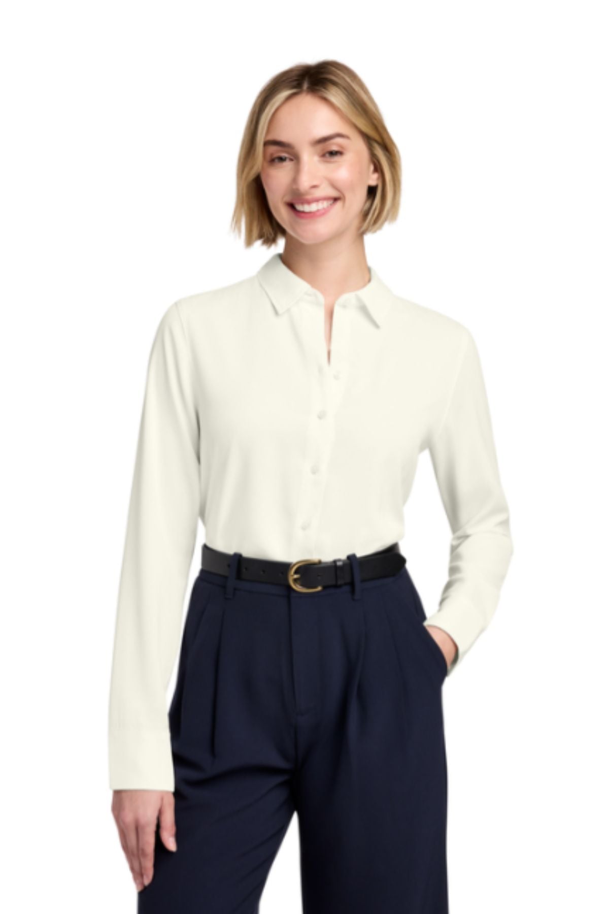 Brooks Brothers® Women’s Full-Button Satin Blouse