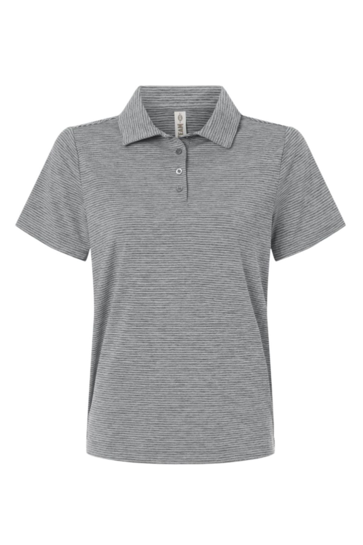 Women's Relay Heathered Stripe Polo