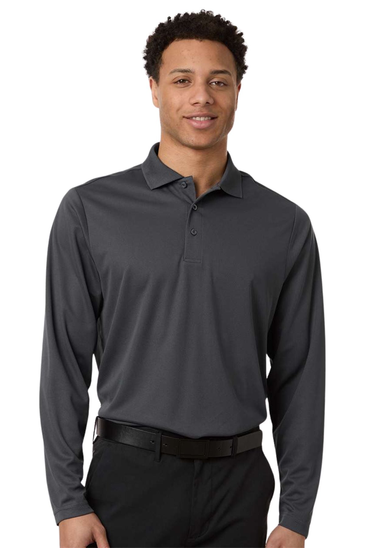 Men's Nova Performance Long Sleeve Pique Polo