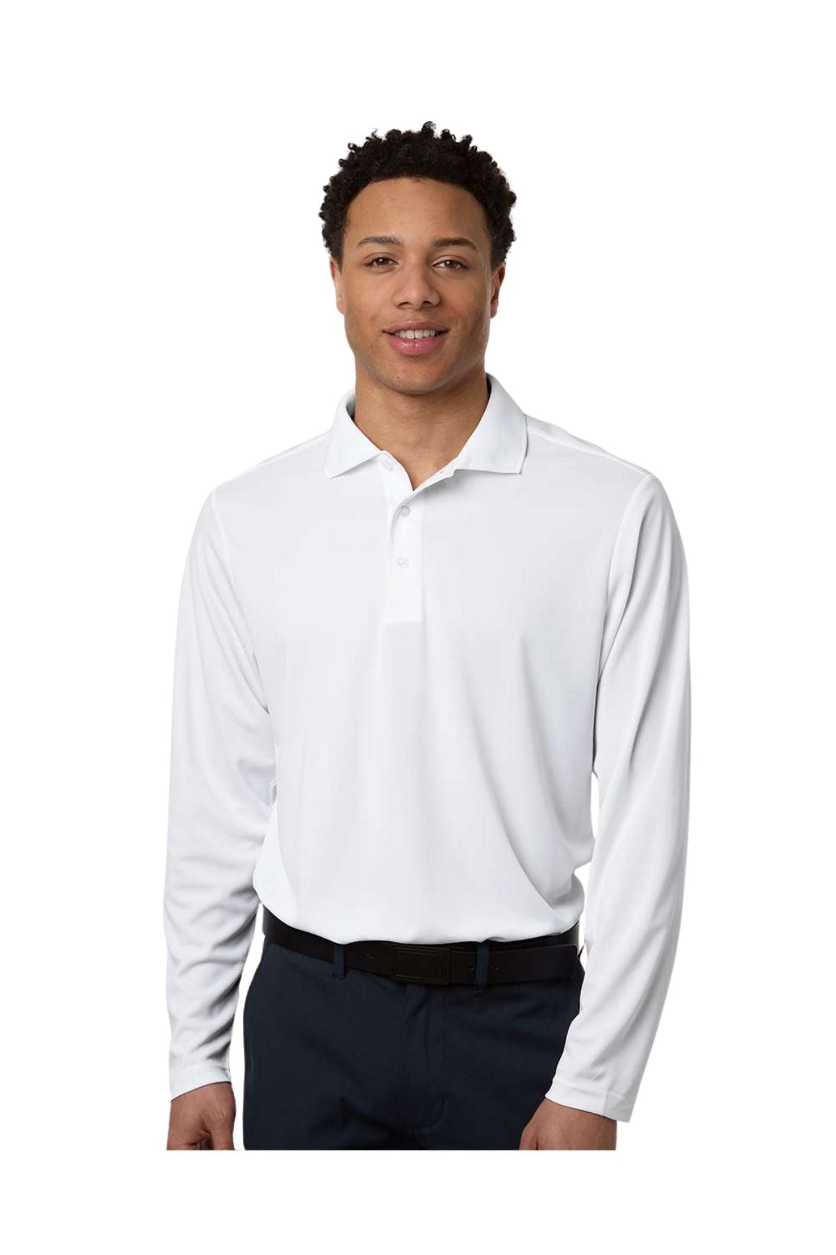 Men's Nova Performance Long Sleeve Pique Polo