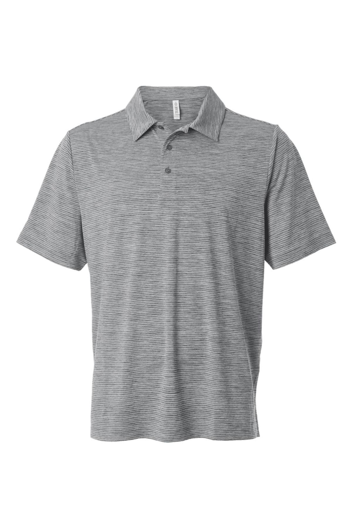 Men’s Relay Heathered Stripe Polo