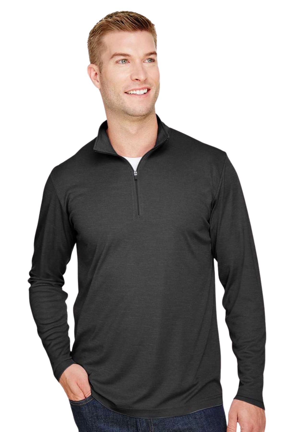 Men’s Zone Sonic Heather Performance Quarter-Zip Pullover