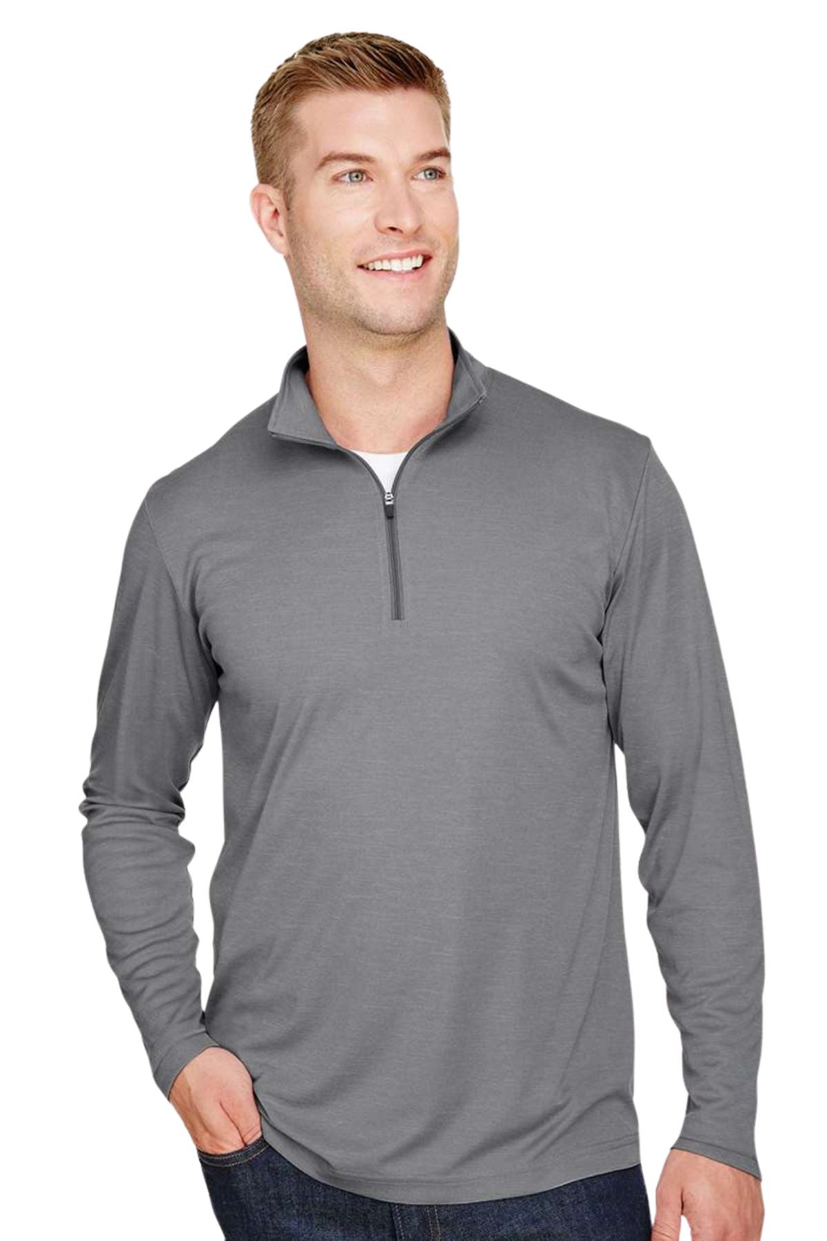 Men’s Zone Sonic Heather Performance Quarter-Zip Pullover