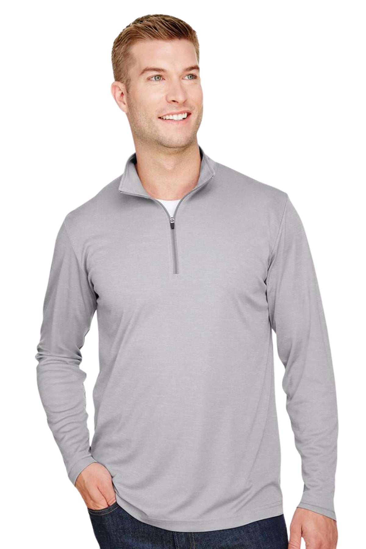 Men’s Zone Sonic Heather Performance Quarter-Zip Pullover