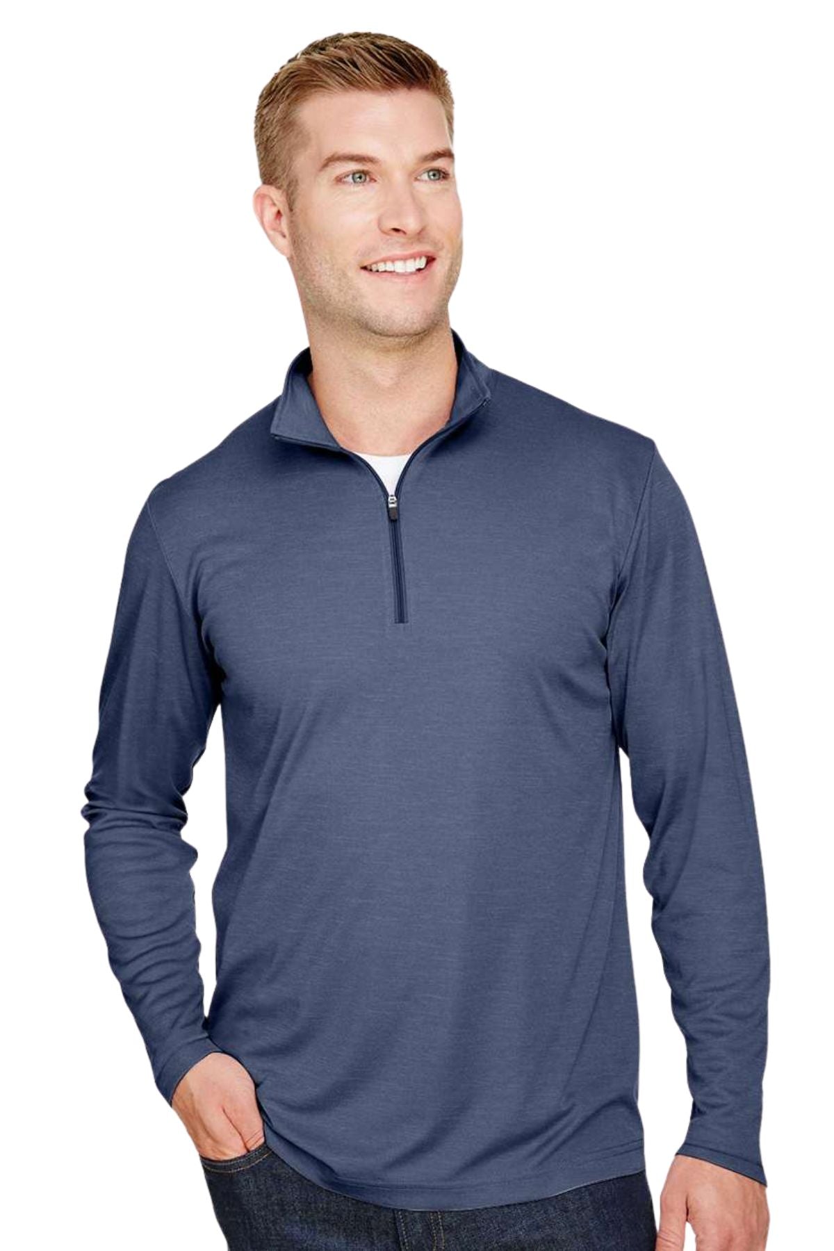 Men’s Zone Sonic Heather Performance Quarter-Zip Pullover