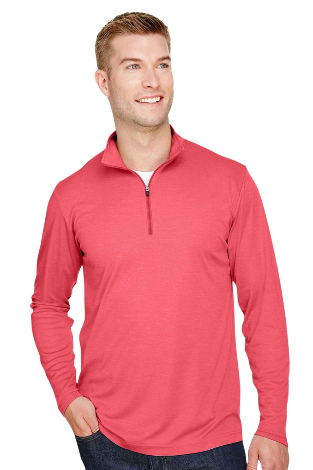 Men’s Zone Sonic Heather Performance Quarter-Zip Pullover