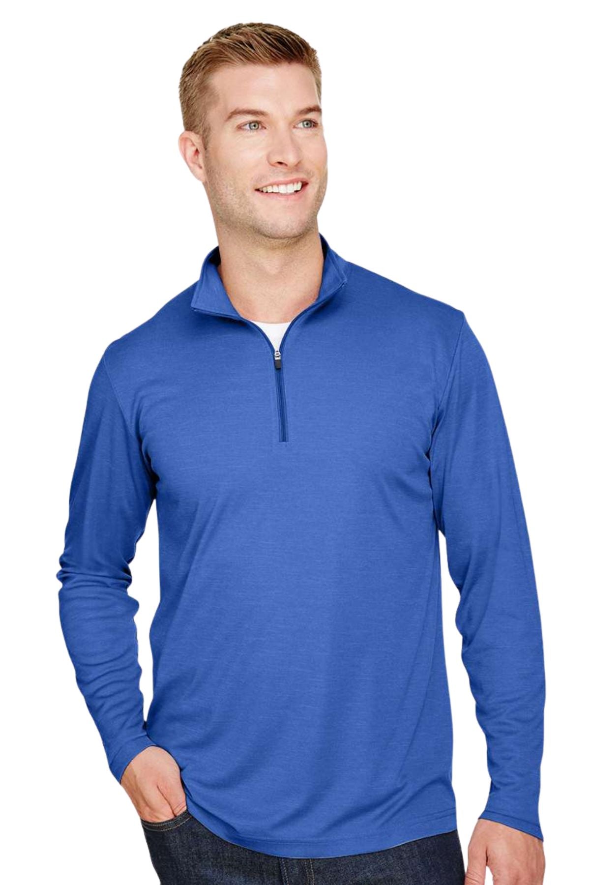 Men’s Zone Sonic Heather Performance Quarter-Zip Pullover