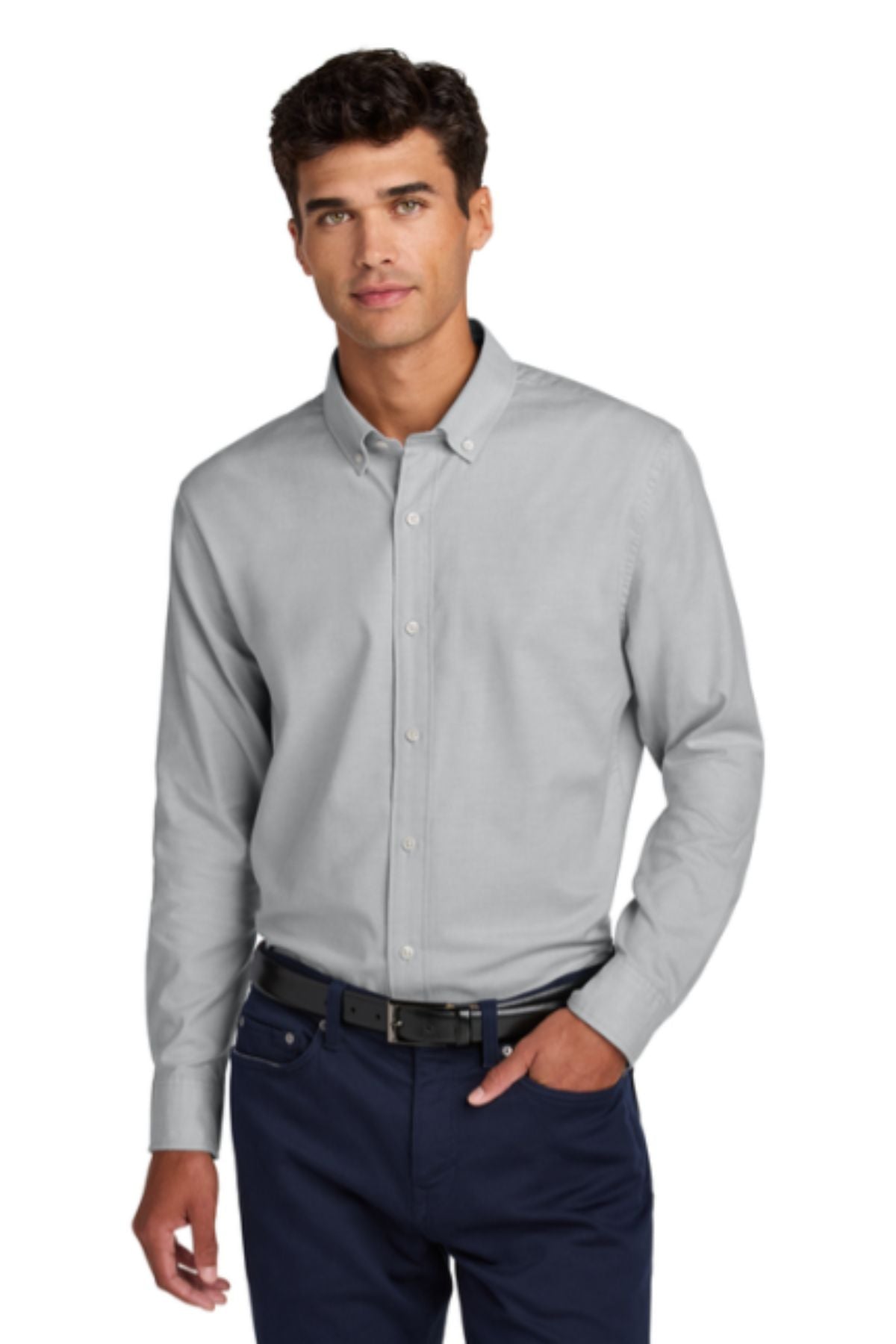 Mercer+Mettle® Long Sleeve Modern Oxford Shirt