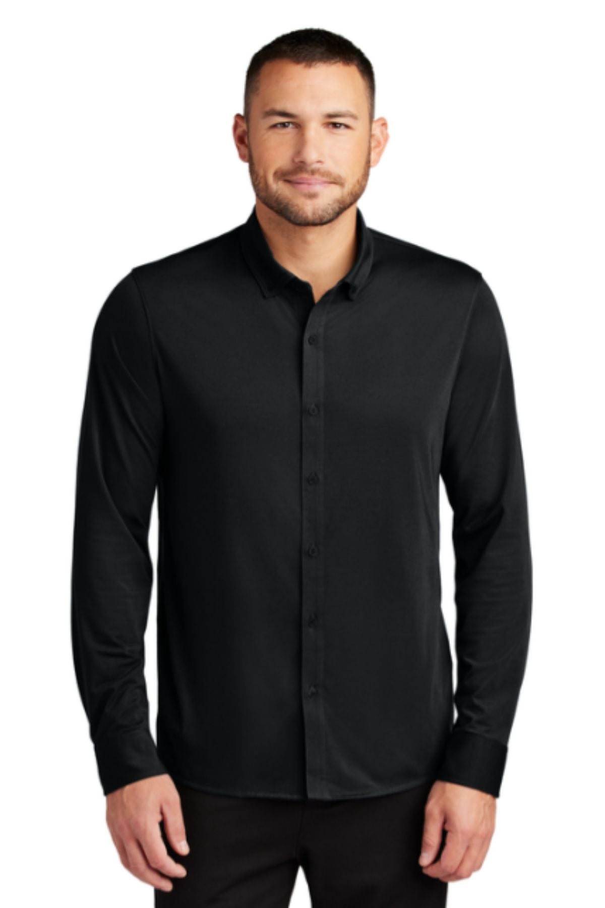 Mercer+Mettle® Stretch Jersey Long Sleeve Shirt