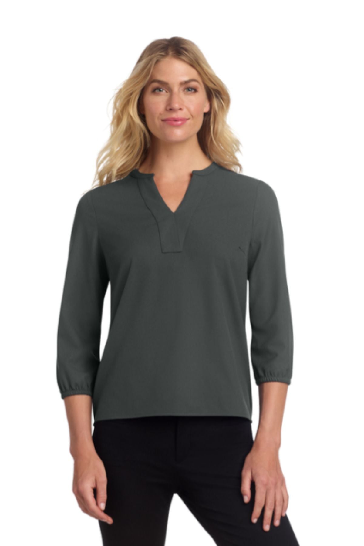 Mercer+Mettle® Women's Stretch Crepe 3/4-Sleeve Blouse
