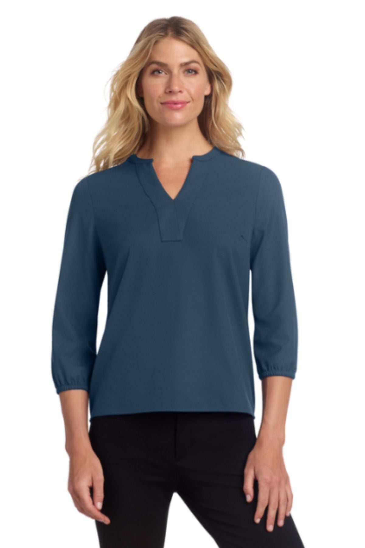 Mercer+Mettle® Women's Stretch Crepe 3/4-Sleeve Blouse