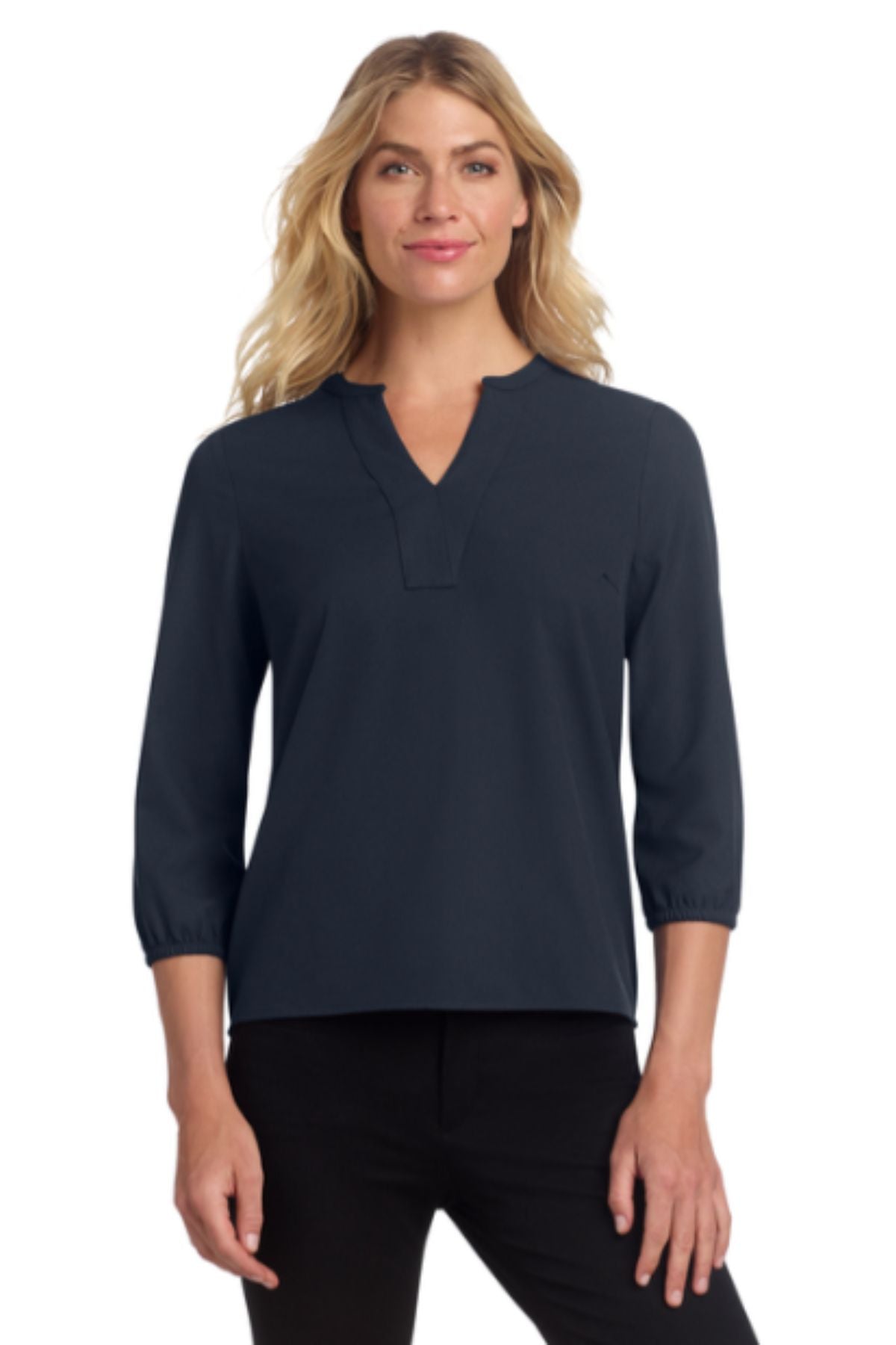 Mercer+Mettle® Women's Stretch Crepe 3/4-Sleeve Blouse