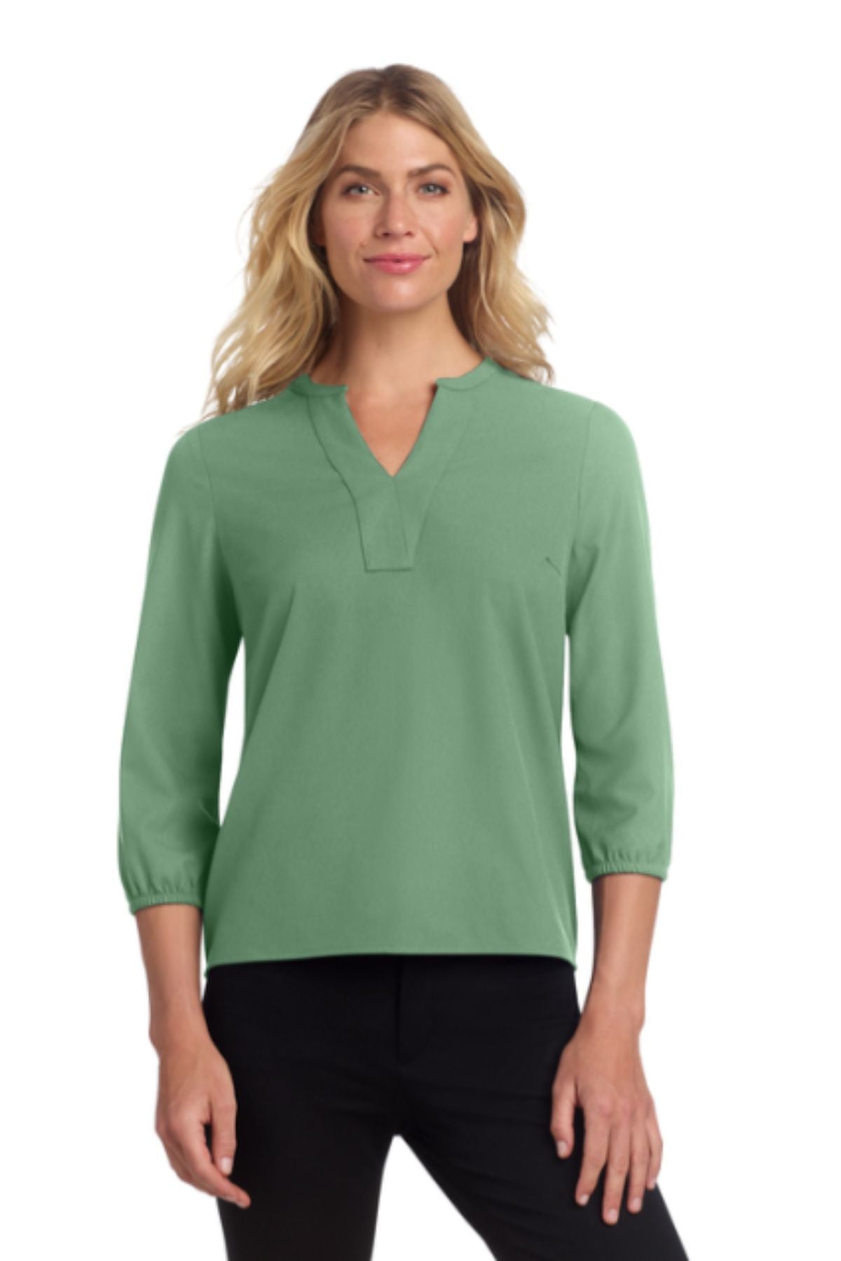 Mercer+Mettle® Women's Stretch Crepe 3/4-Sleeve Blouse