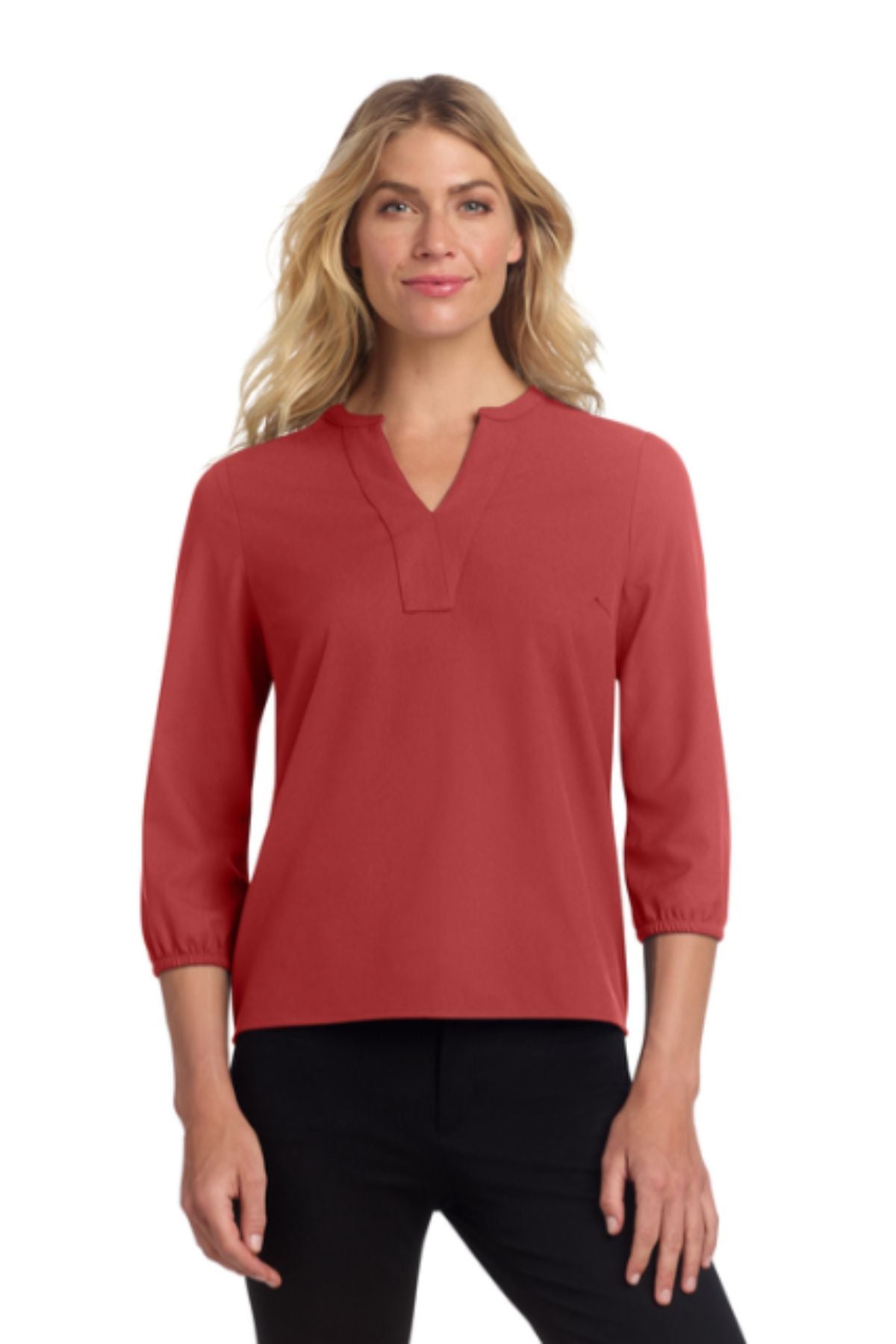 Mercer+Mettle® Women's Stretch Crepe 3/4-Sleeve Blouse