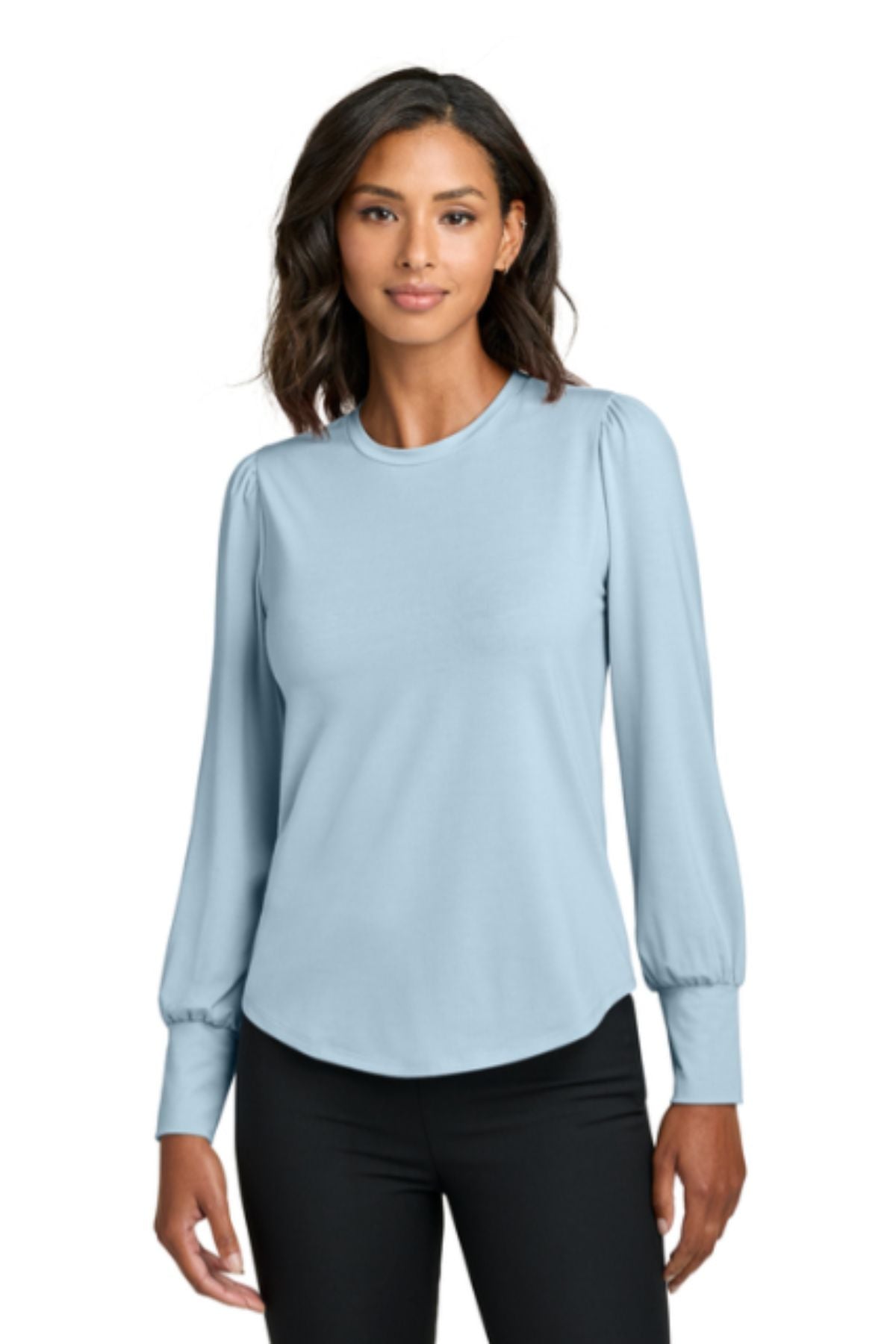 Mercer+Mettle® Women’s Stretch Jersey Long Sleeve Blouson Top