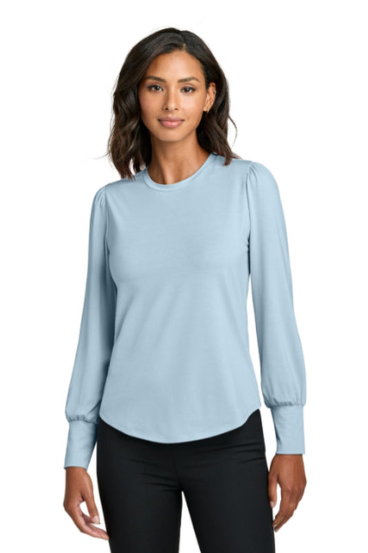 Mercer+Mettle® Women’s Stretch Jersey Long Sleeve Blouson Top