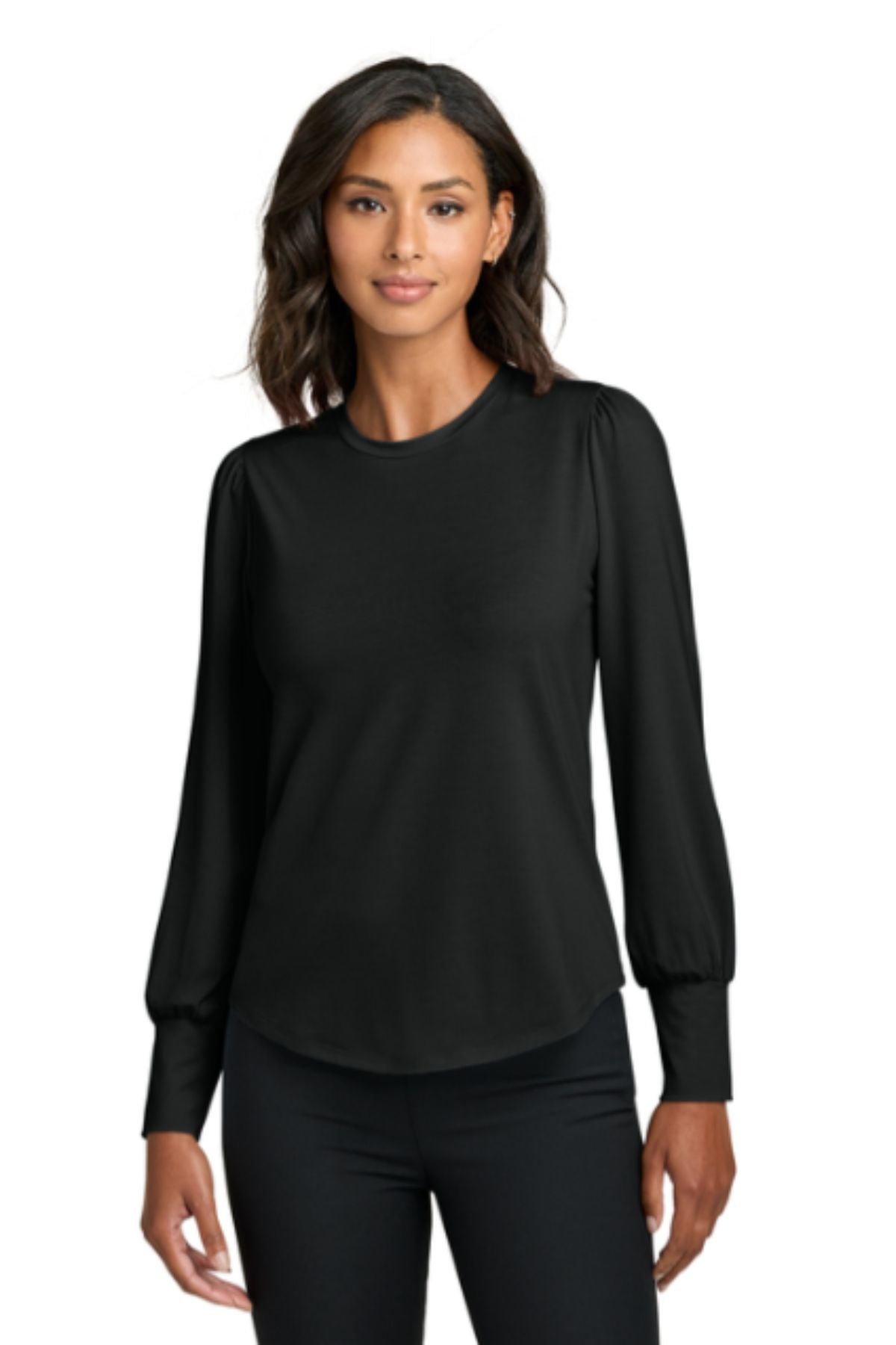 Mercer+Mettle® Women’s Stretch Jersey Long Sleeve Blouson Top