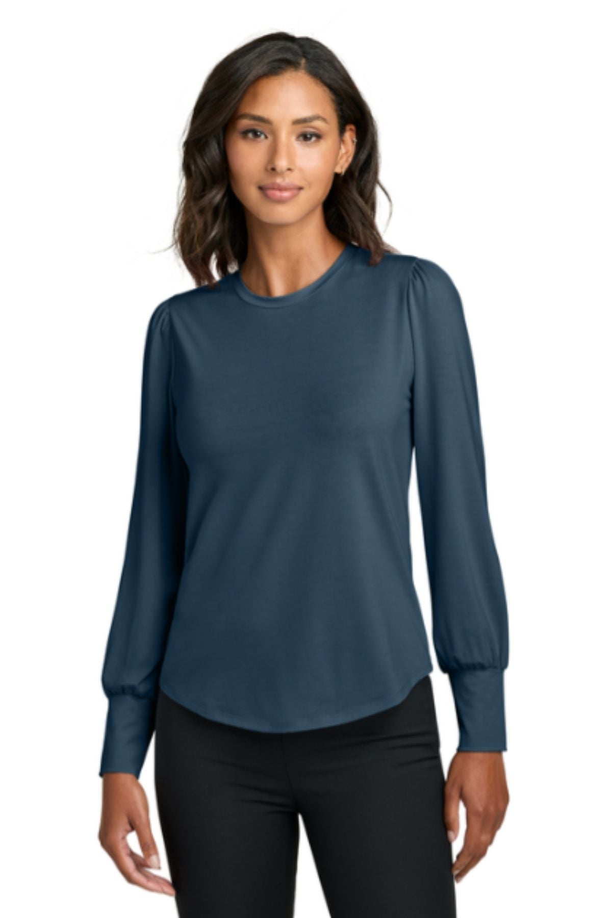 Mercer+Mettle® Women’s Stretch Jersey Long Sleeve Blouson Top