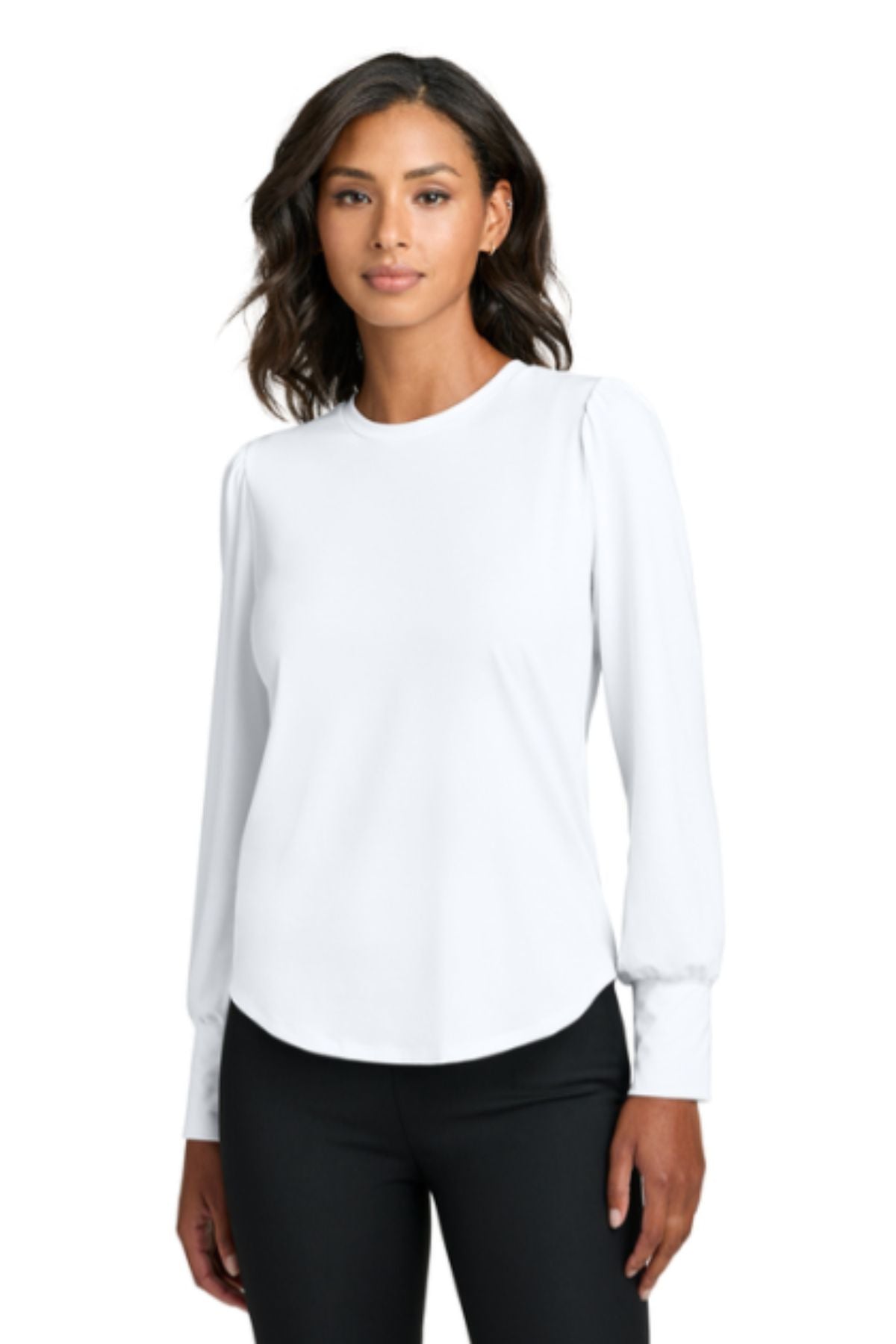 Mercer+Mettle® Women’s Stretch Jersey Long Sleeve Blouson Top