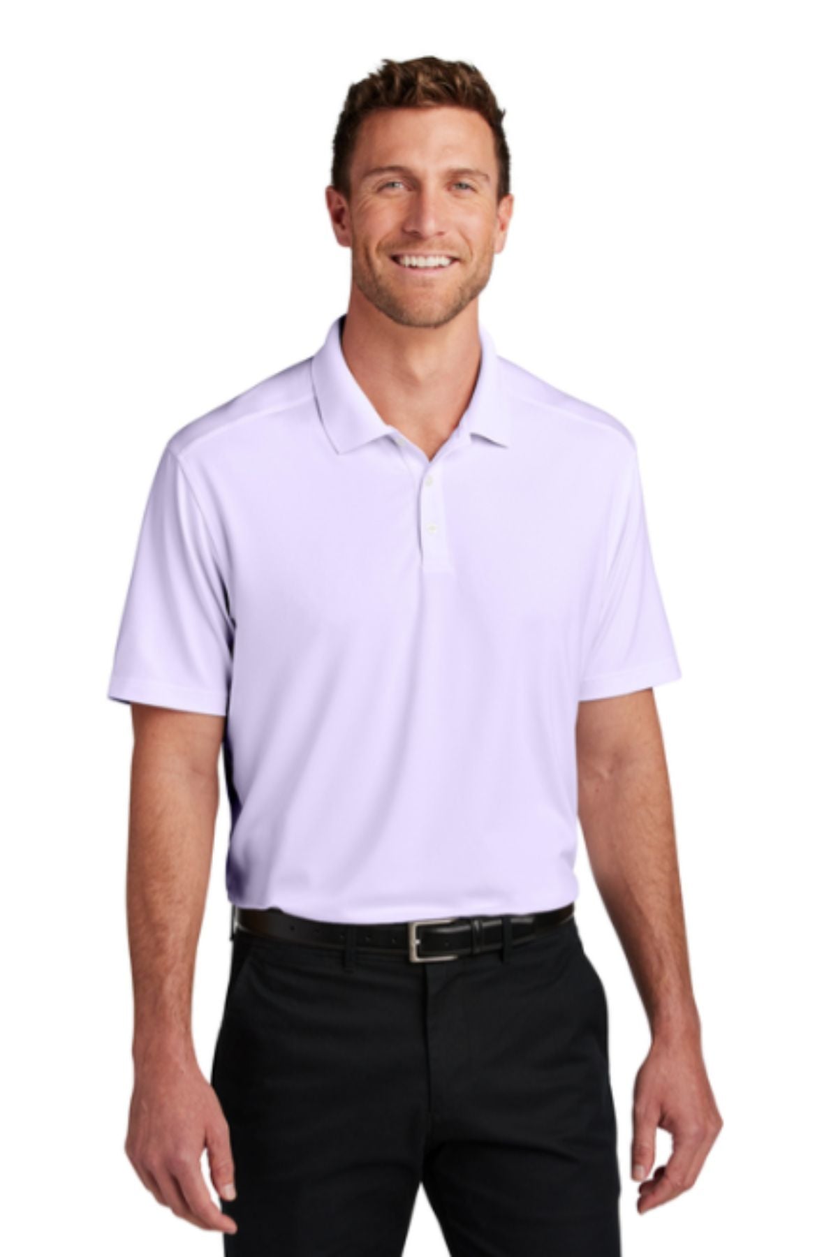 Port Authority® City Stretch Flat Knit Polo