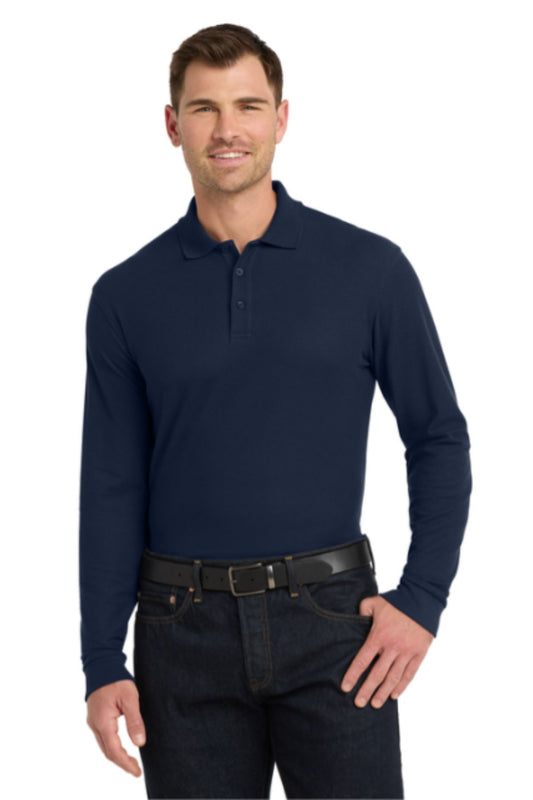 Port Authority® Long Sleeve Core Classic Pique Polo