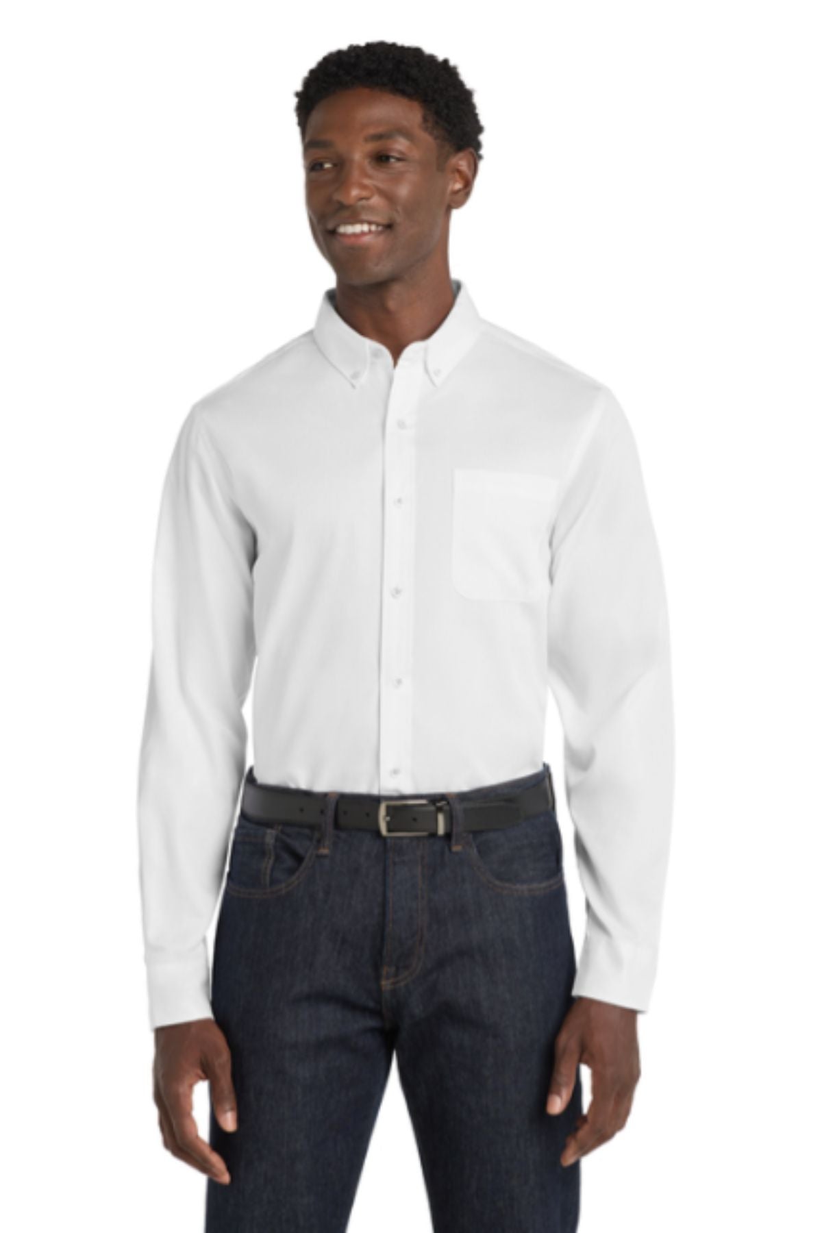 Port Authority® Long Sleeve SuperPro React™ Twill Shirt
