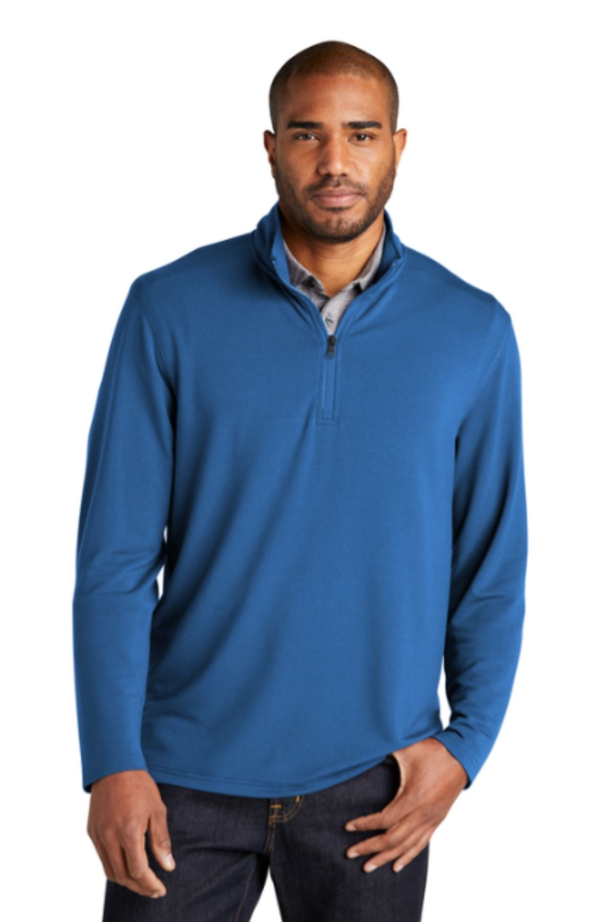 Port Authority® Microterry 1/4-Zip Pullover