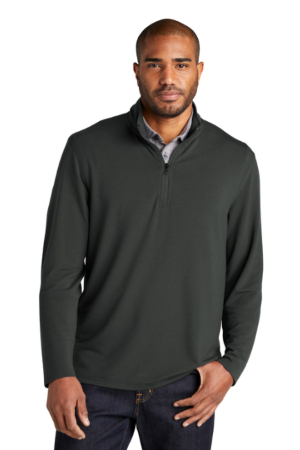 Port Authority® Microterry 1/4-Zip Pullover