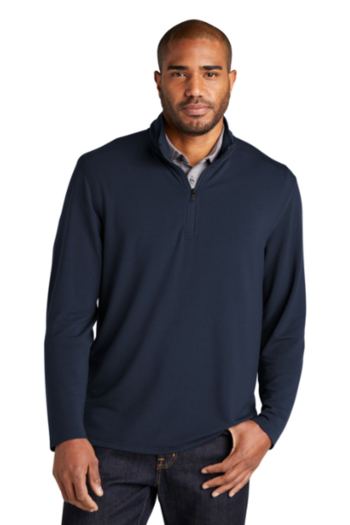 Port Authority® Microterry 1/4-Zip Pullover