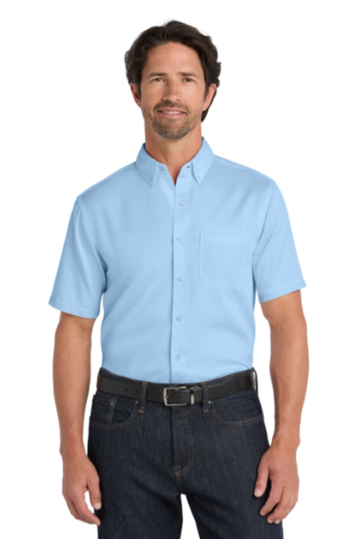 Port Authority® Short Sleeve SuperPro React™ Twill Shirt