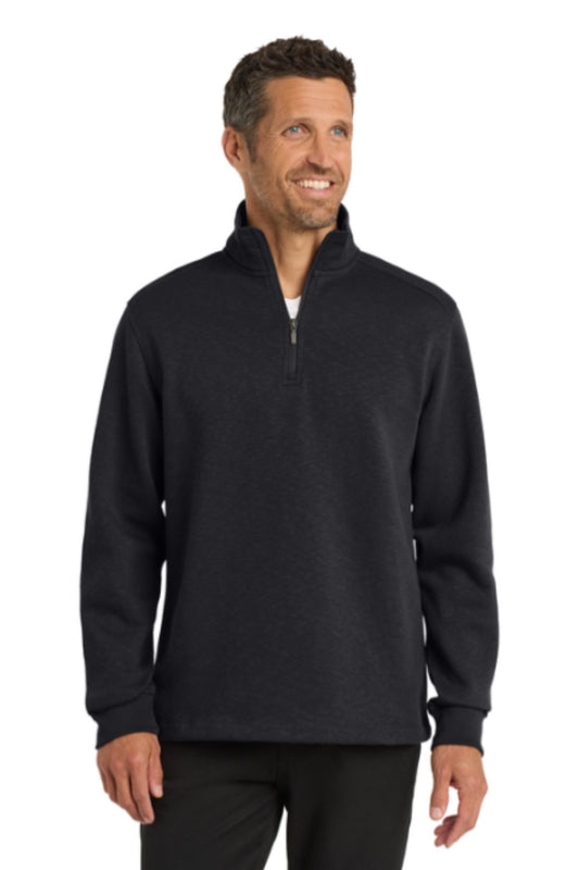 Port Authority® Slub Fleece 1/4-Zip Pullover
