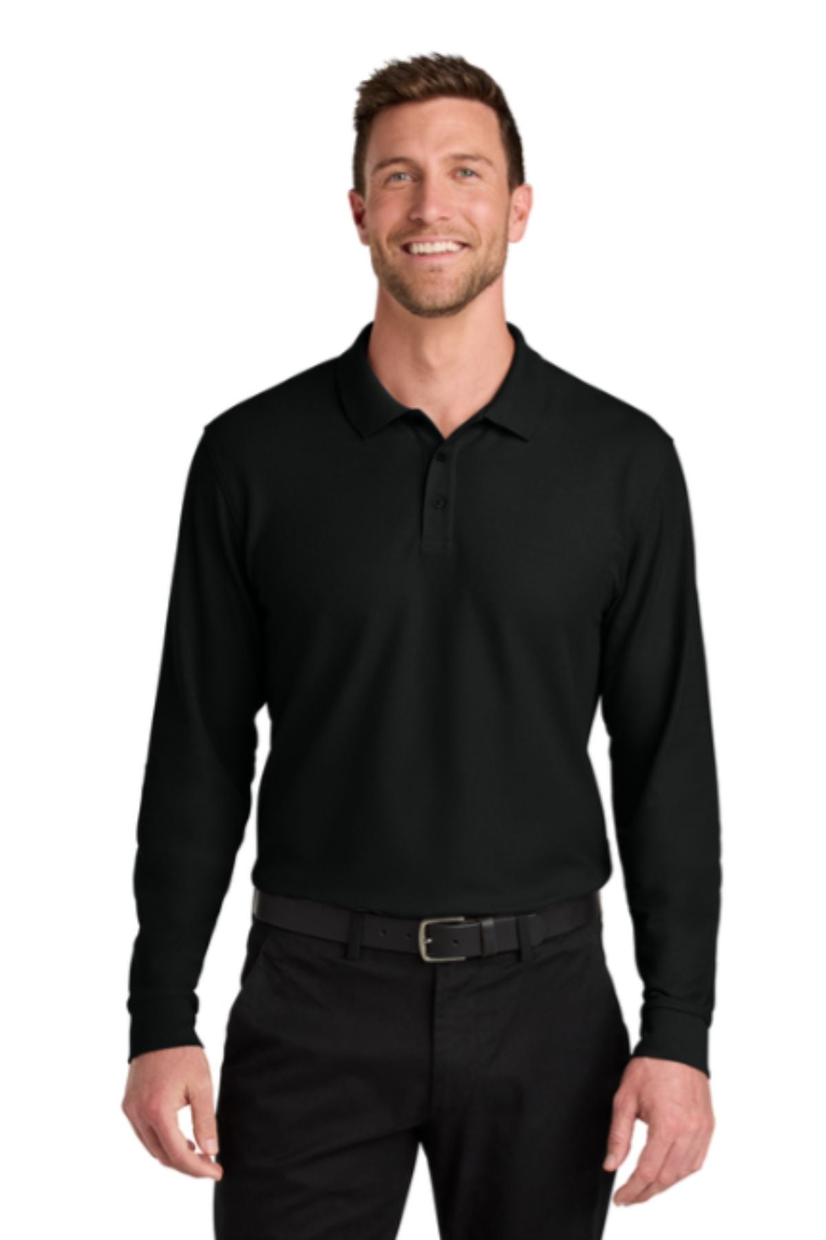 Port Authority® Wearever Signature Pique Long Sleeve Polo