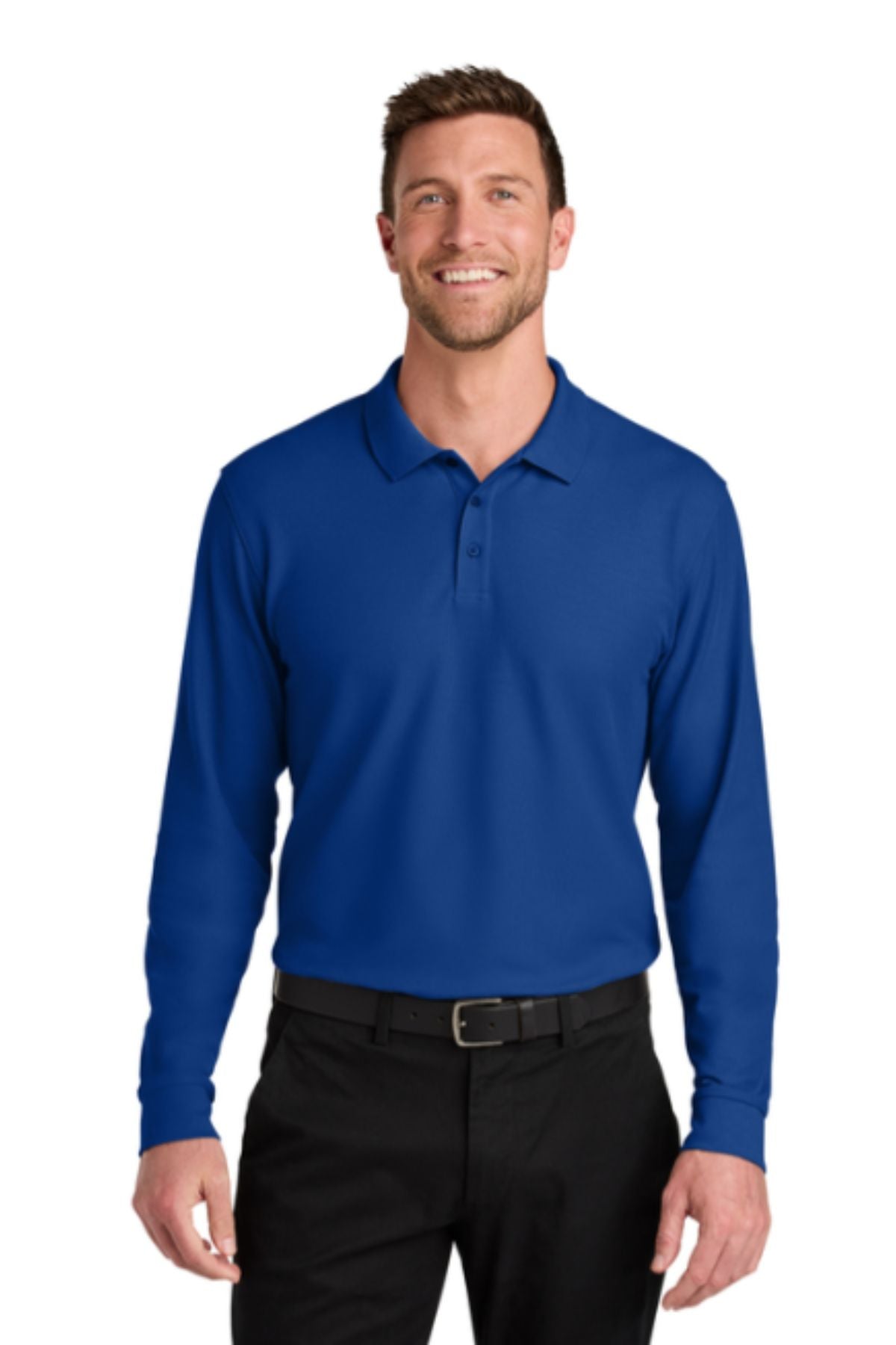 Port Authority® Wearever Signature Pique Long Sleeve Polo