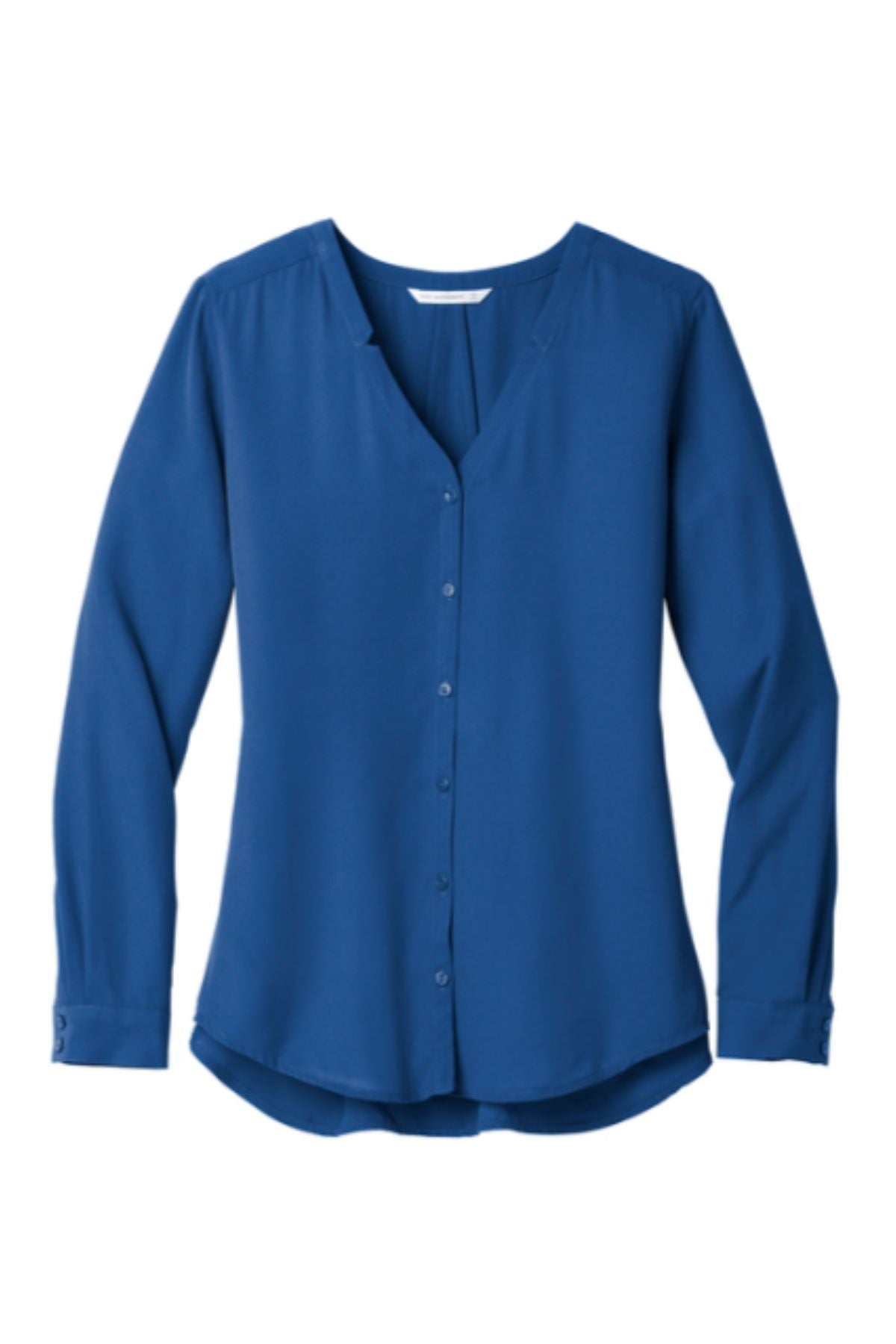 Port Authority® Women's Long Sleeve Button-Front Blouse