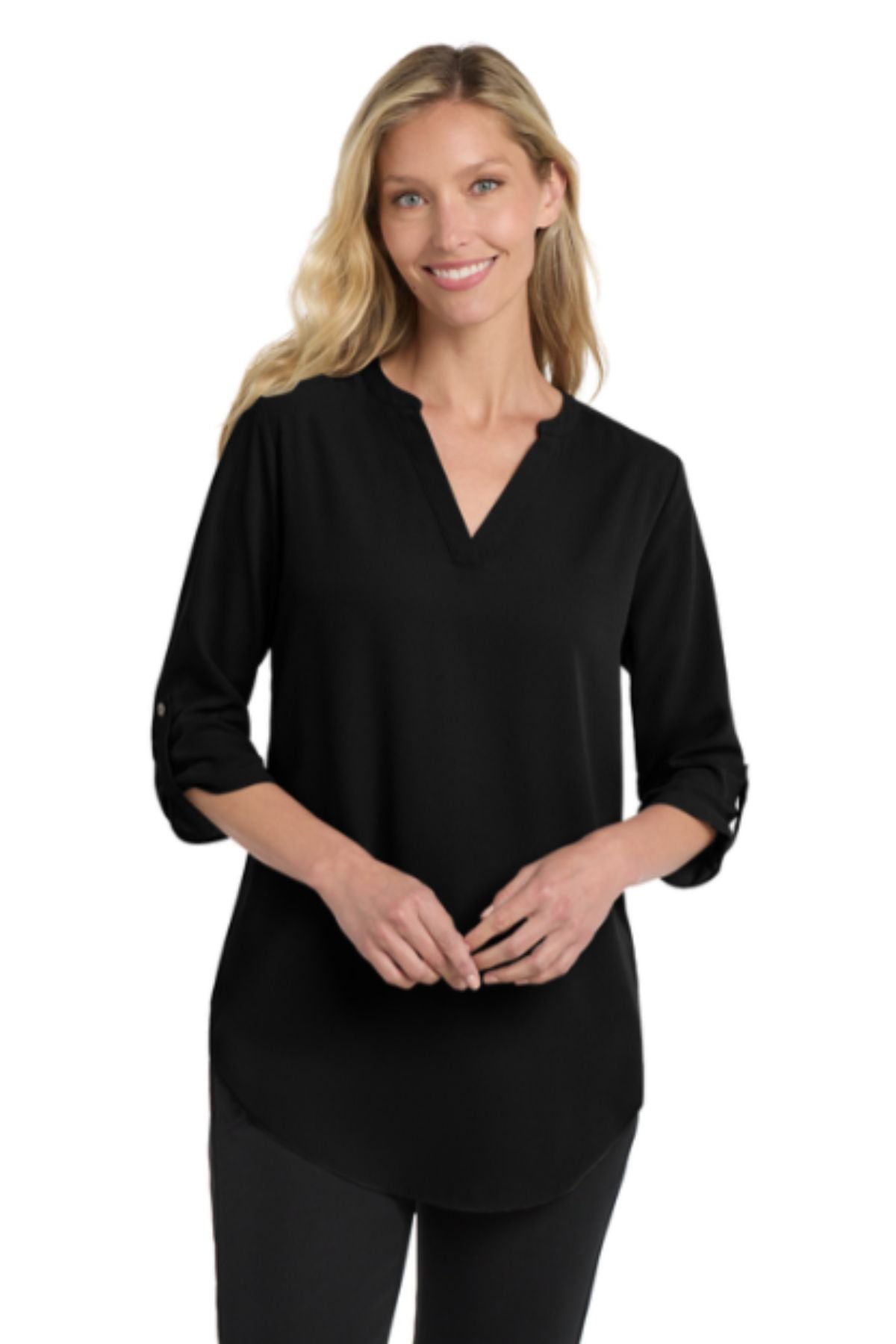 Port Authority® Women's 3/4-Sleeve Tunic Blouse