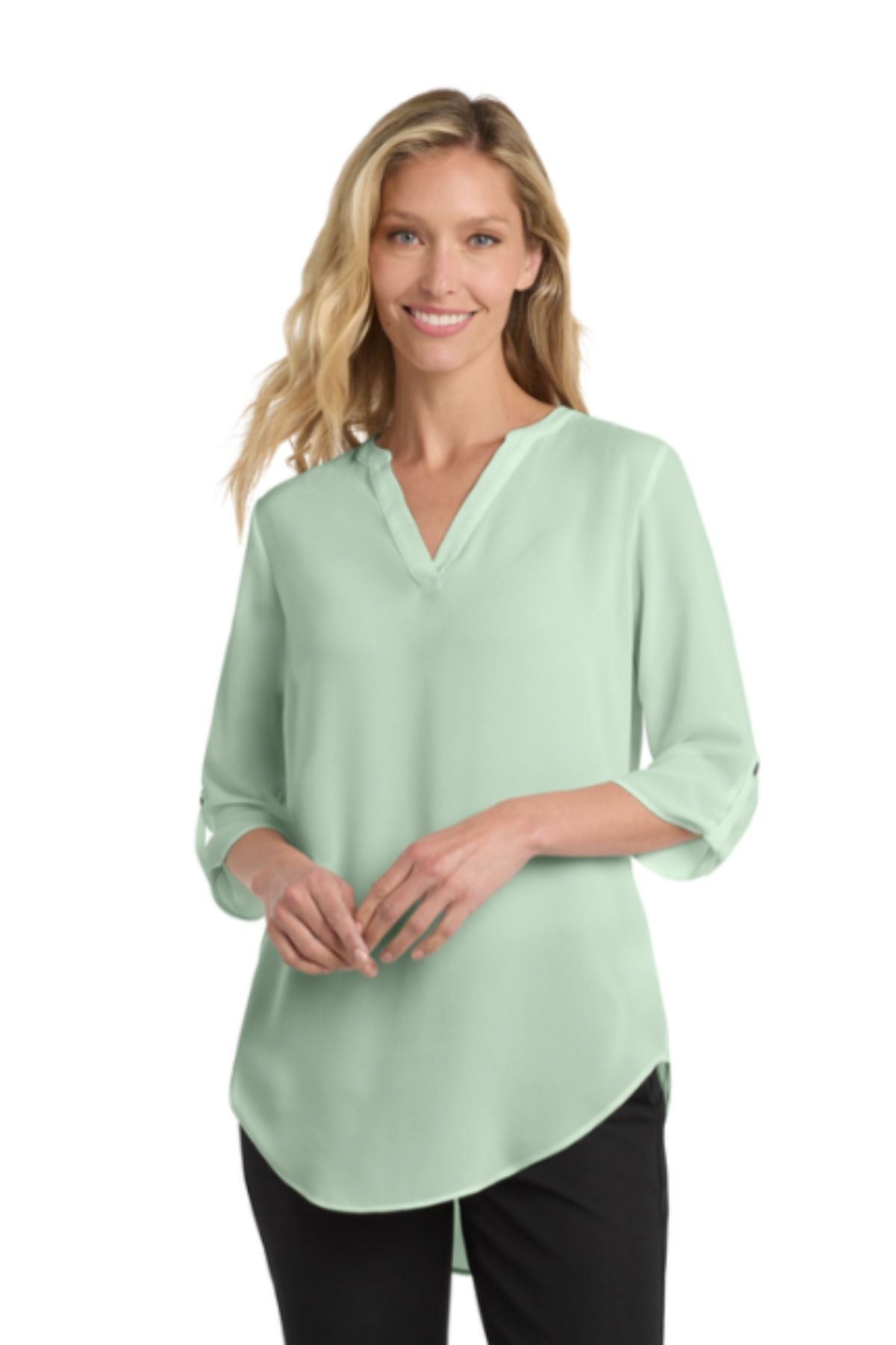 Port Authority® Women's 3/4-Sleeve Tunic Blouse