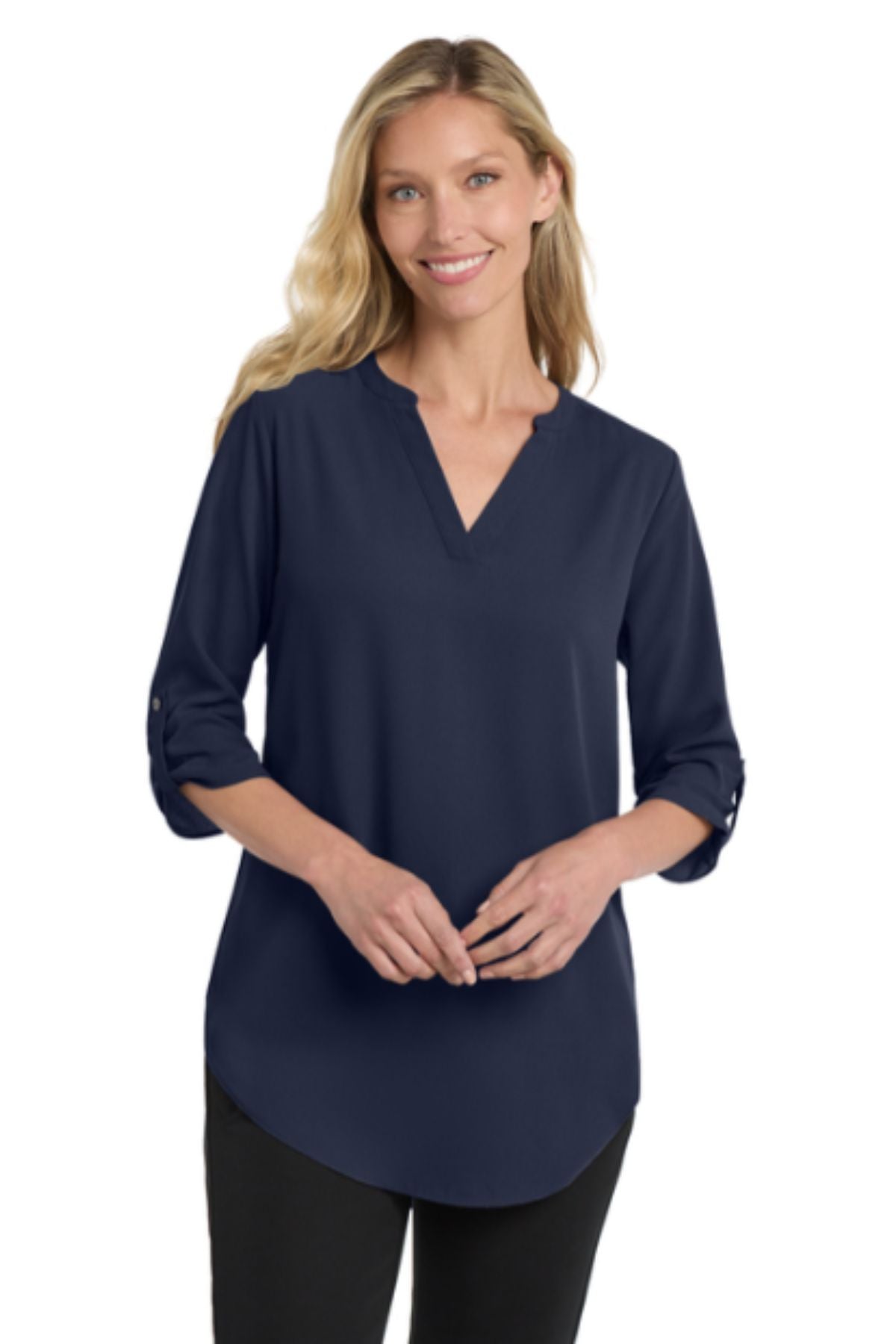 Port Authority® Women's 3/4-Sleeve Tunic Blouse