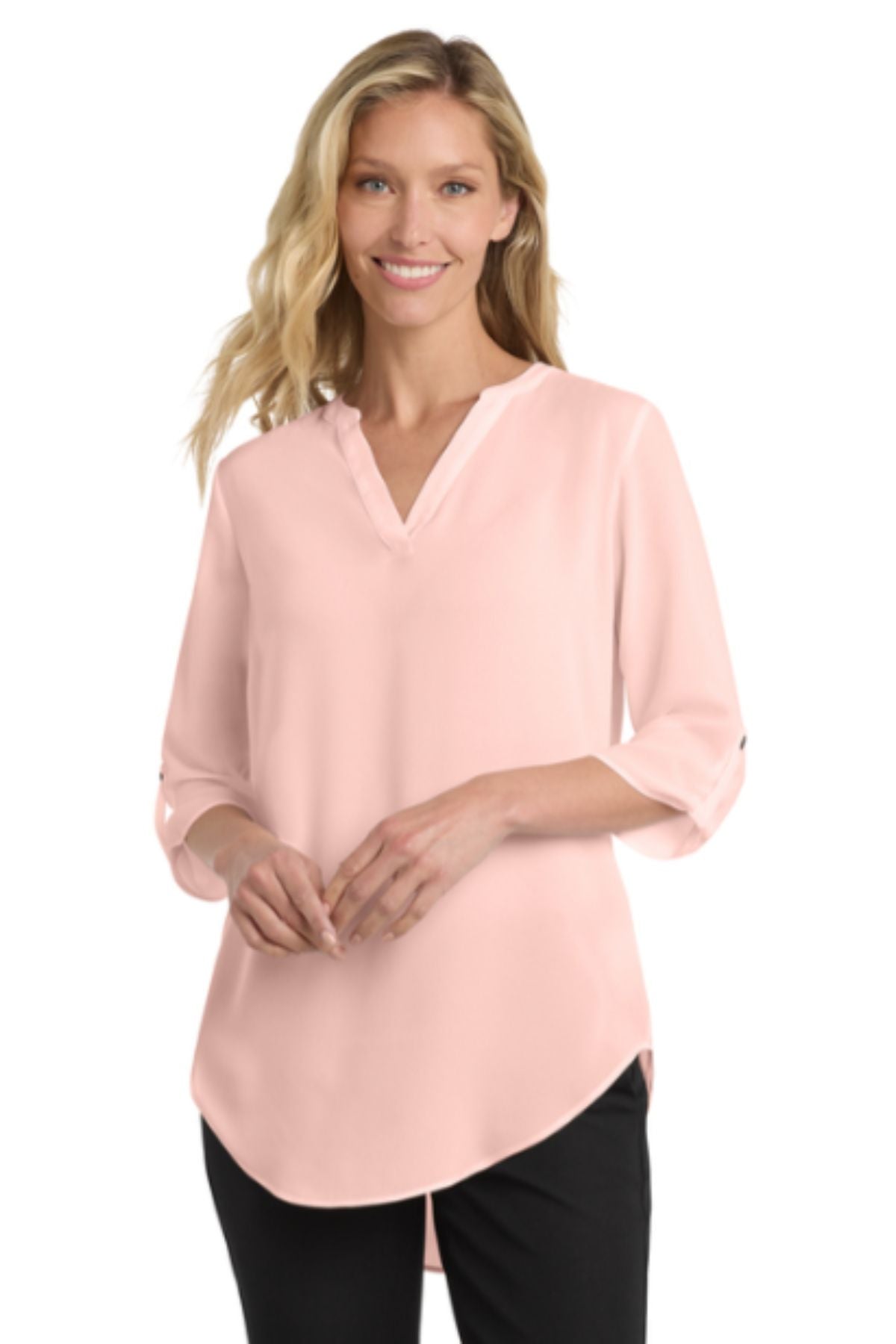 Port Authority® Women's 3/4-Sleeve Tunic Blouse