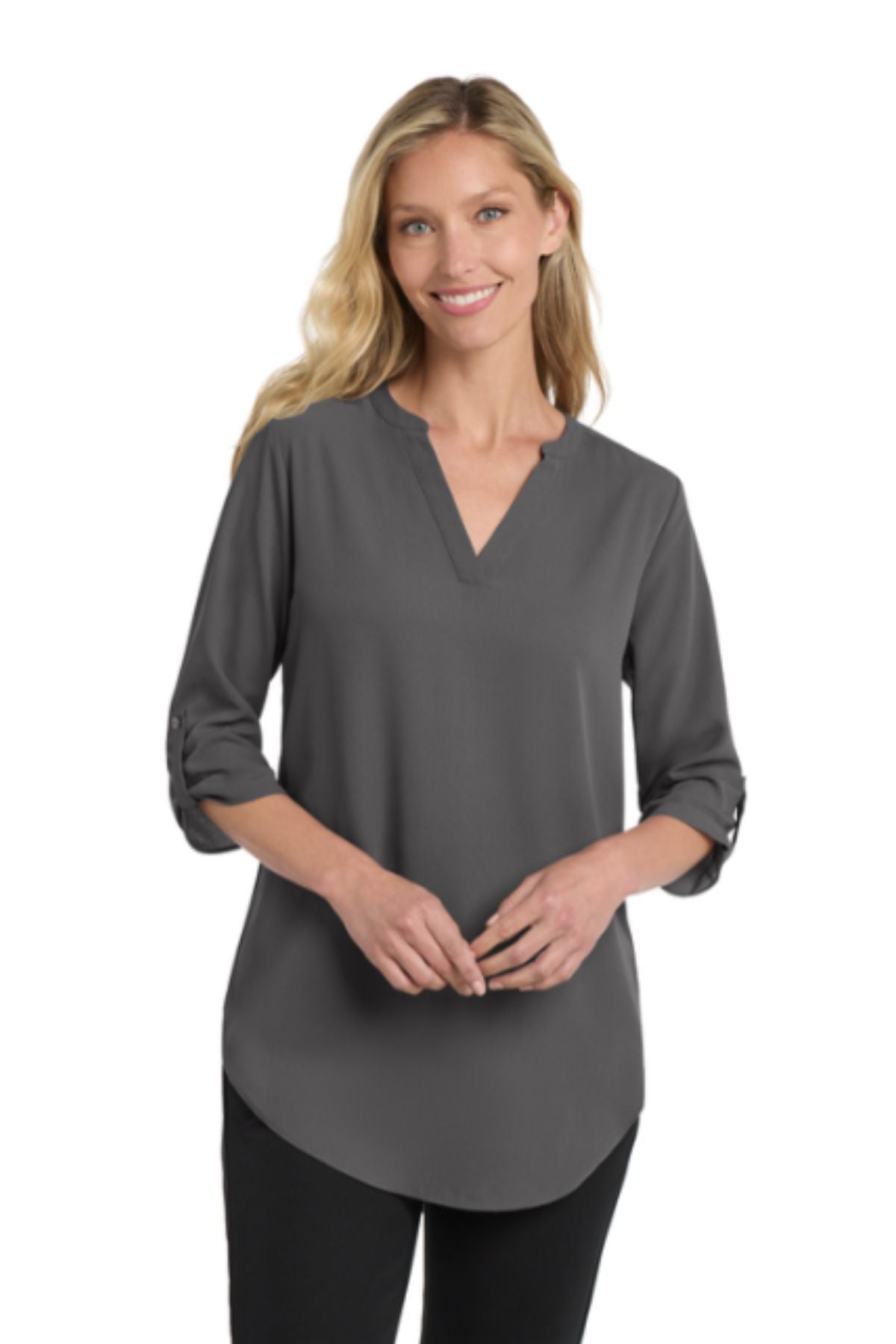 Port Authority® Women's 3/4-Sleeve Tunic Blouse