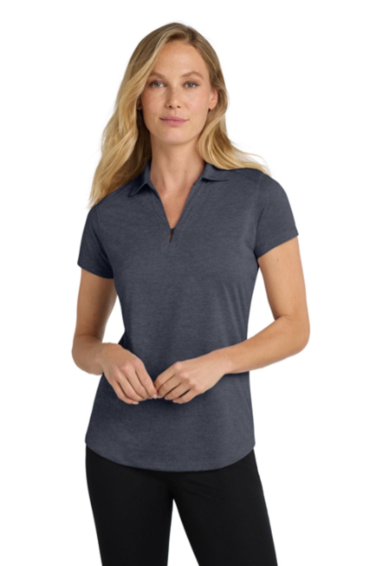 Port Authority® Women's Digi Heather Performance Polo