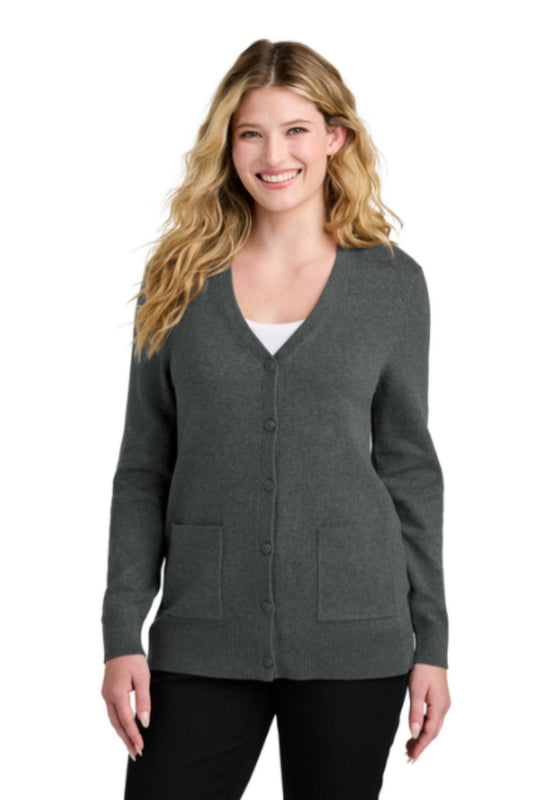 Port Authority® Women’s Easy Care Button-Up Cardigan Sweater