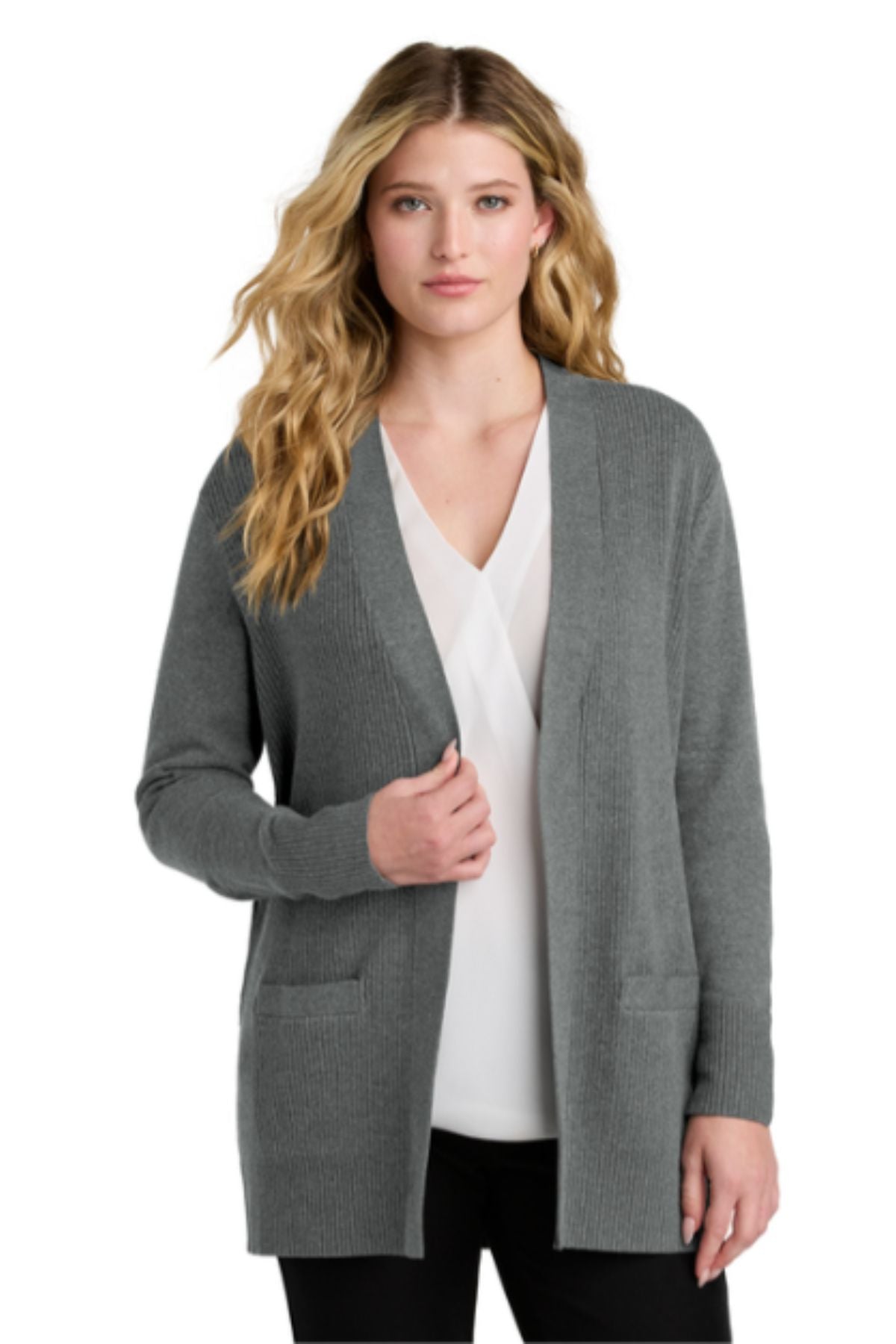 Port Authority® Women’s Easy Care Open-Front Cardigan Sweater