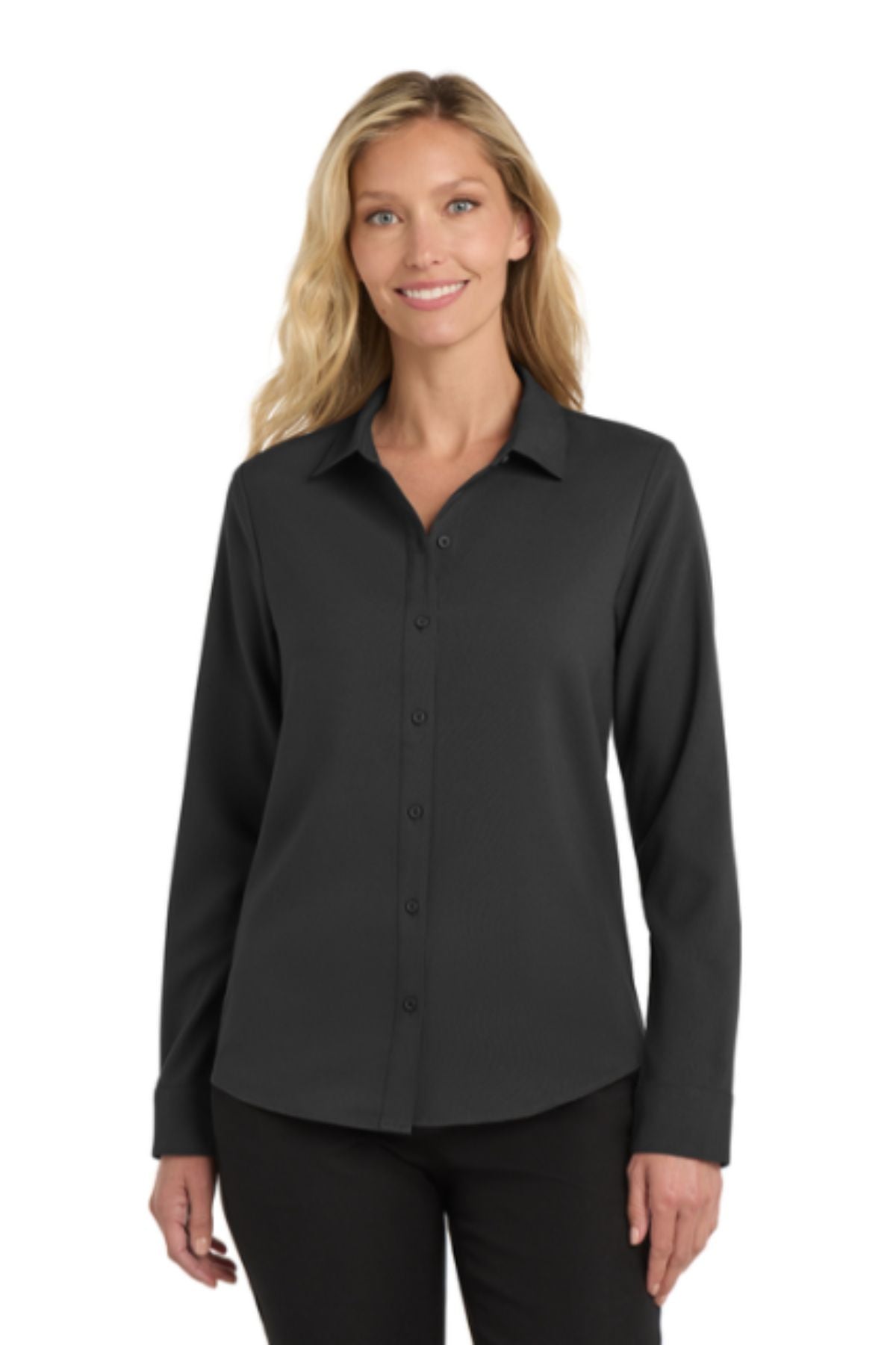 Port Authority® Women's Long Sleeve Performance Staff Shirt