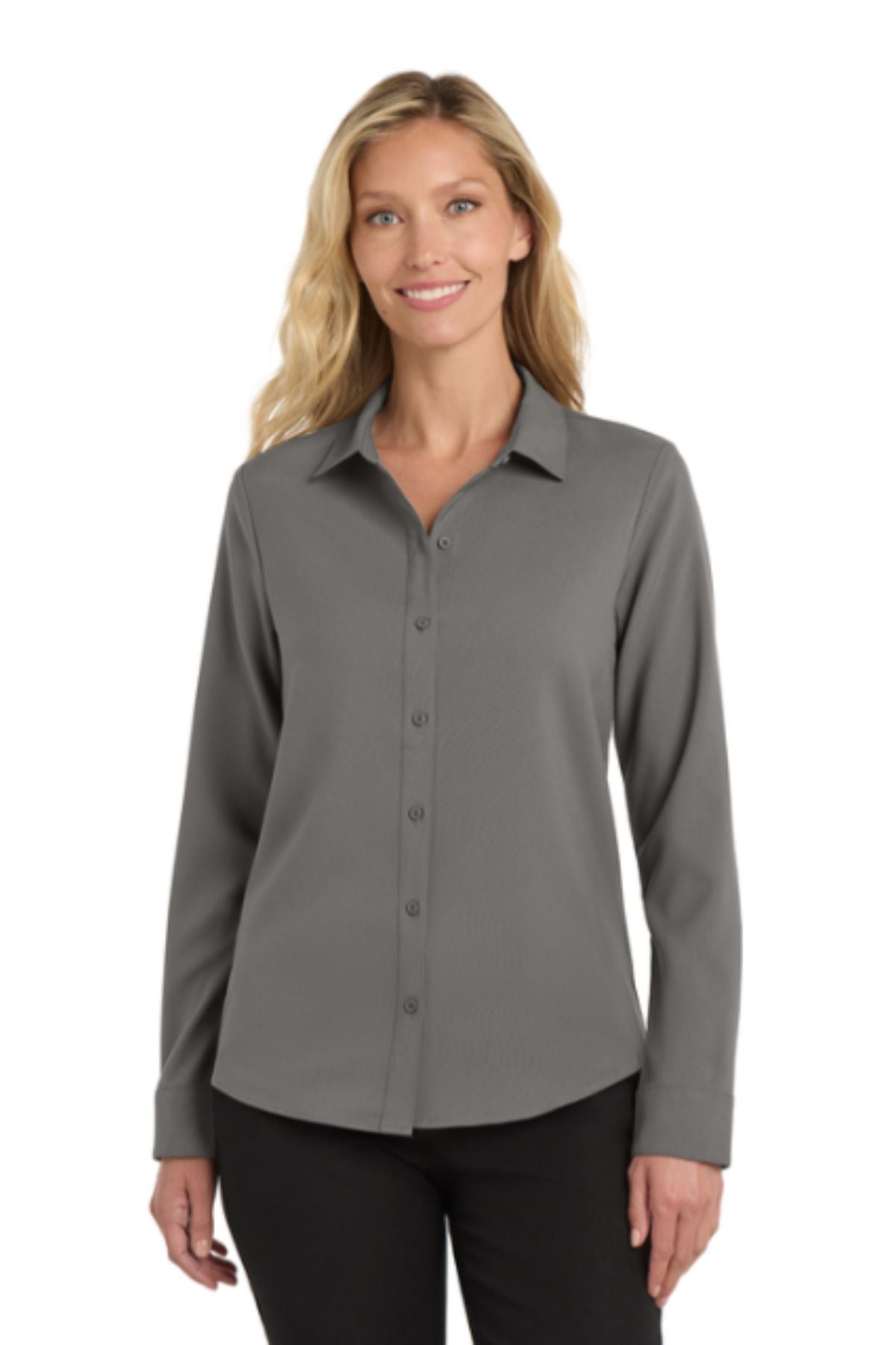 Port Authority® Women's Long Sleeve Performance Staff Shirt